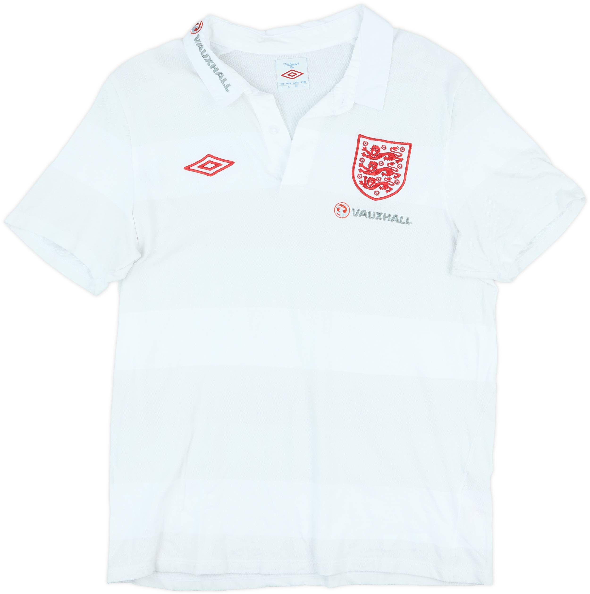 2012-13 England Umbro Polo Shirt - 9/10 - (L)