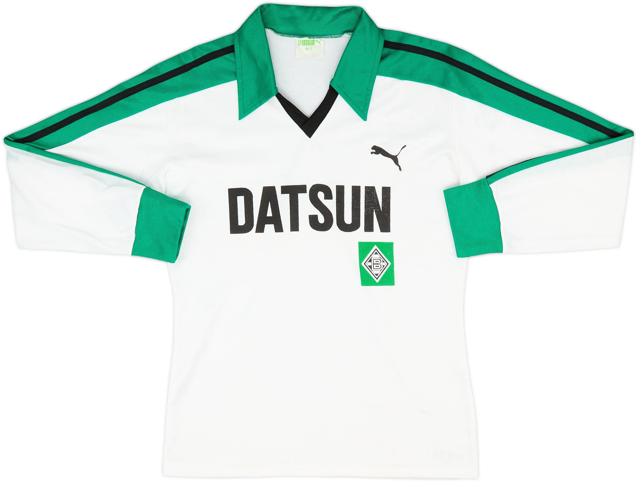 1981-83 Borussia Monchengladbach Home L/S Shirt - 9/10 - (S) 1981-83 Borussia Monchengladbach Home L/S Shirt - 9/10 - (S)