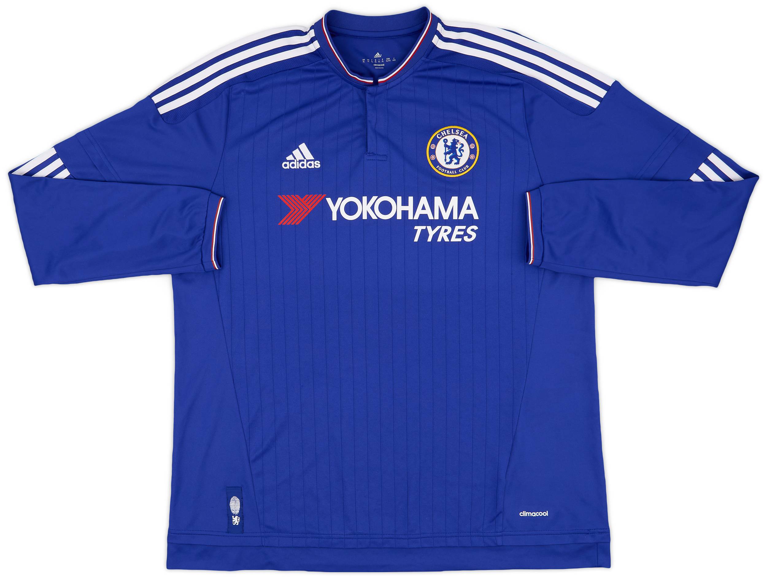 2015-16 Chelsea Home L/S Shirt Hazard #10 - 8/10 - (XL)