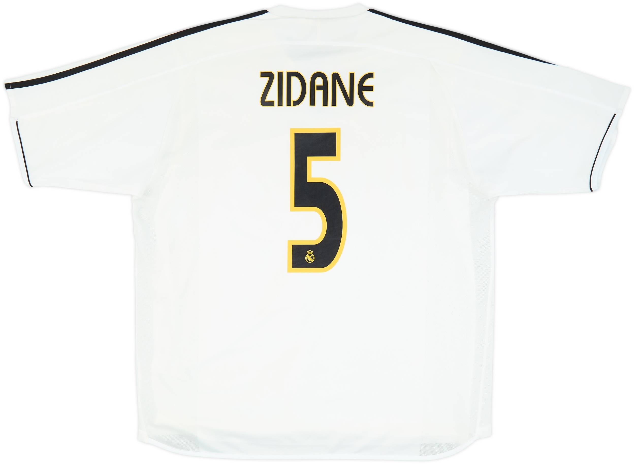 2003-04 Real Madrid Player Issue Home Shirt Zidane #5 - 6/10 - (XL)