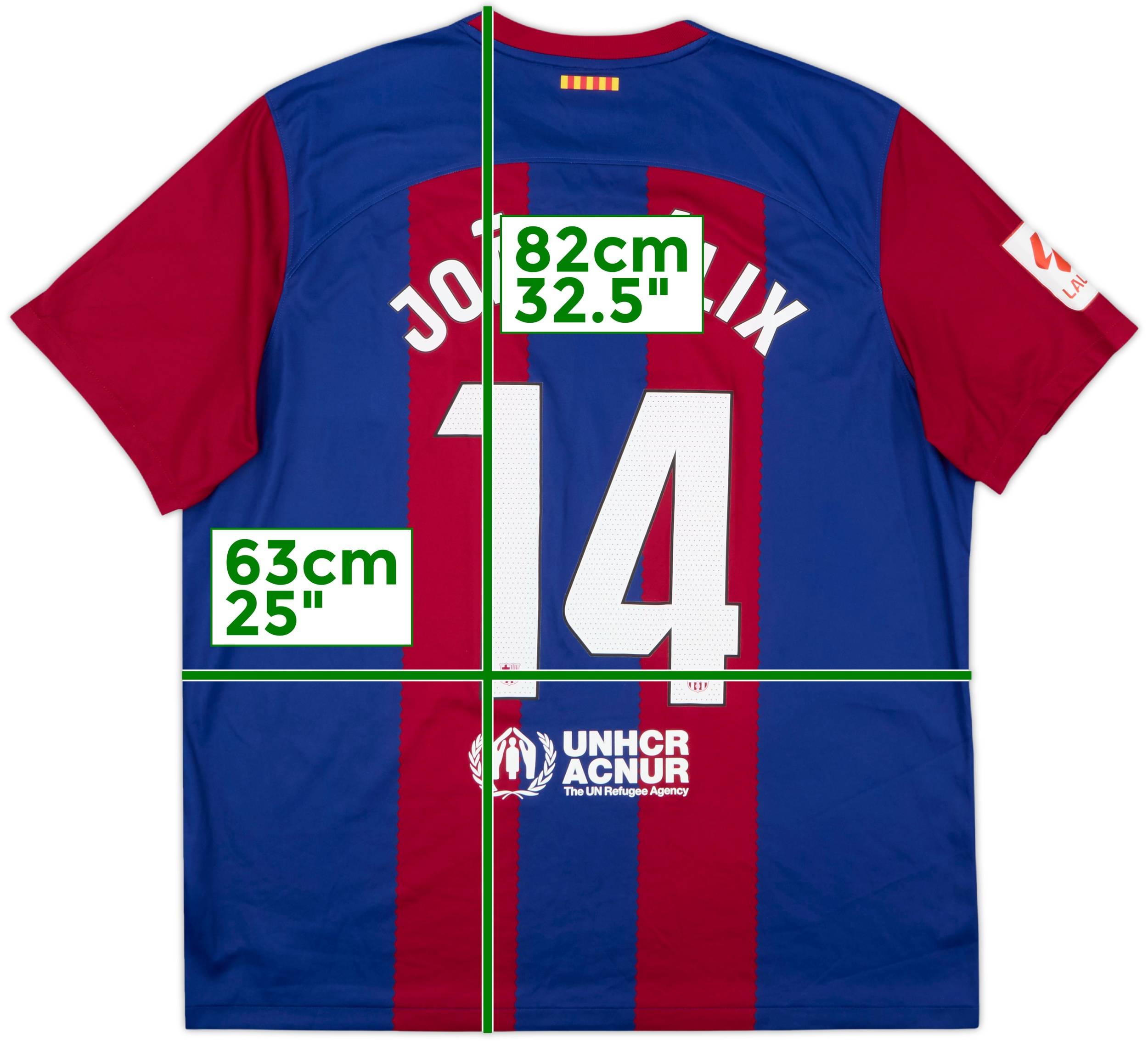 FC Barcelona João Félix 14 シャツ 2023-24 Barcelona Home Shirt Joao Felix #14 - 8/10 - (XXL)
