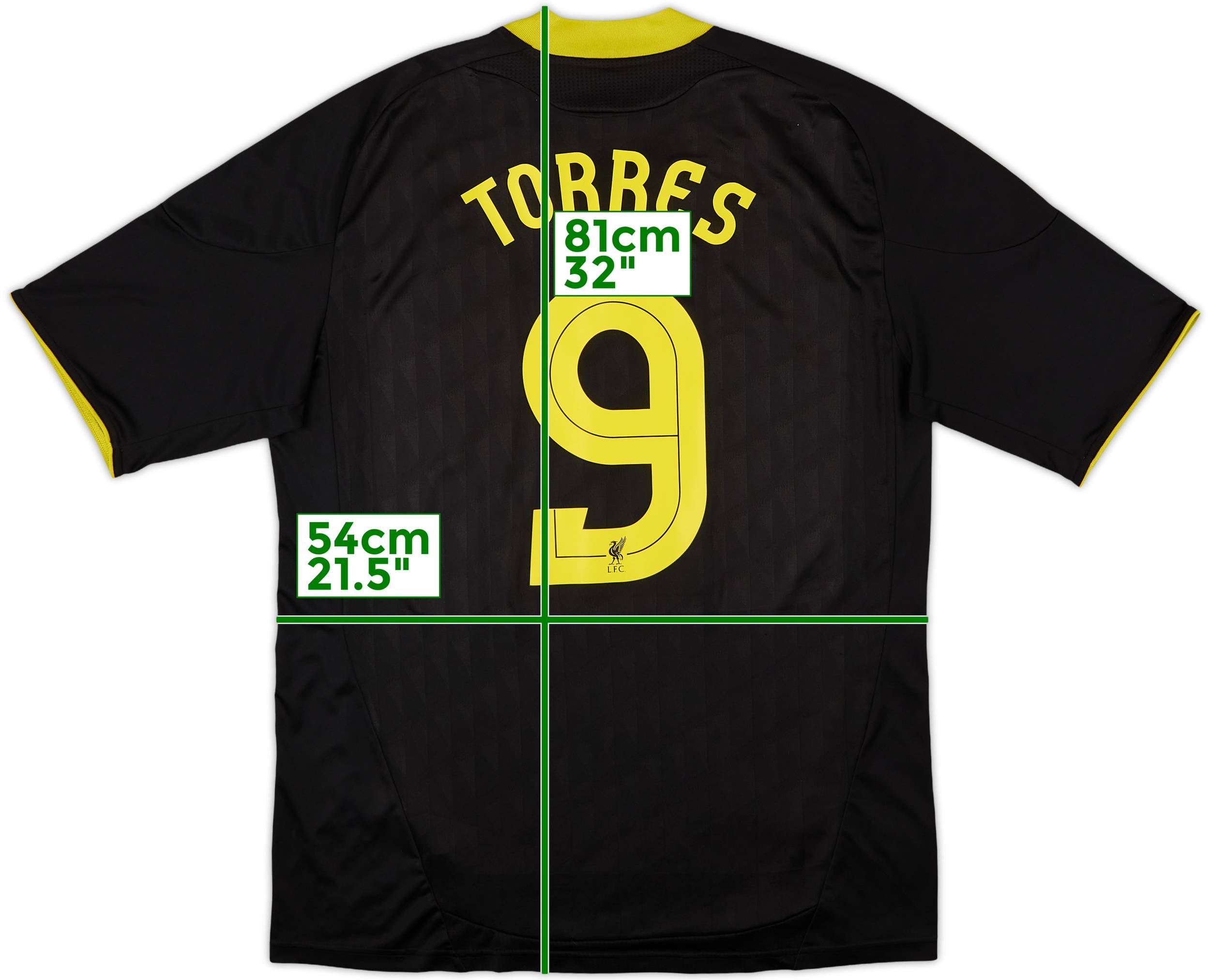2010-11 Liverpool Third Shirt Torres #9 - 6/10 - (L)