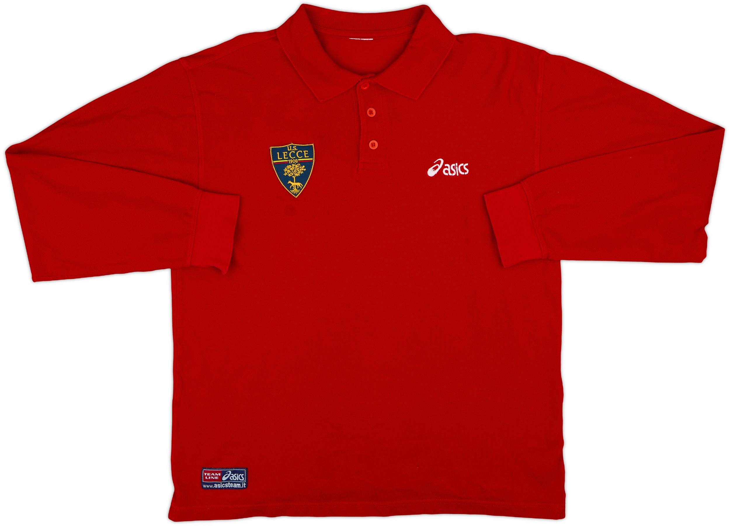 2005-06 Lecce Asics L/S Polo Shirt - 7/10 - (L)