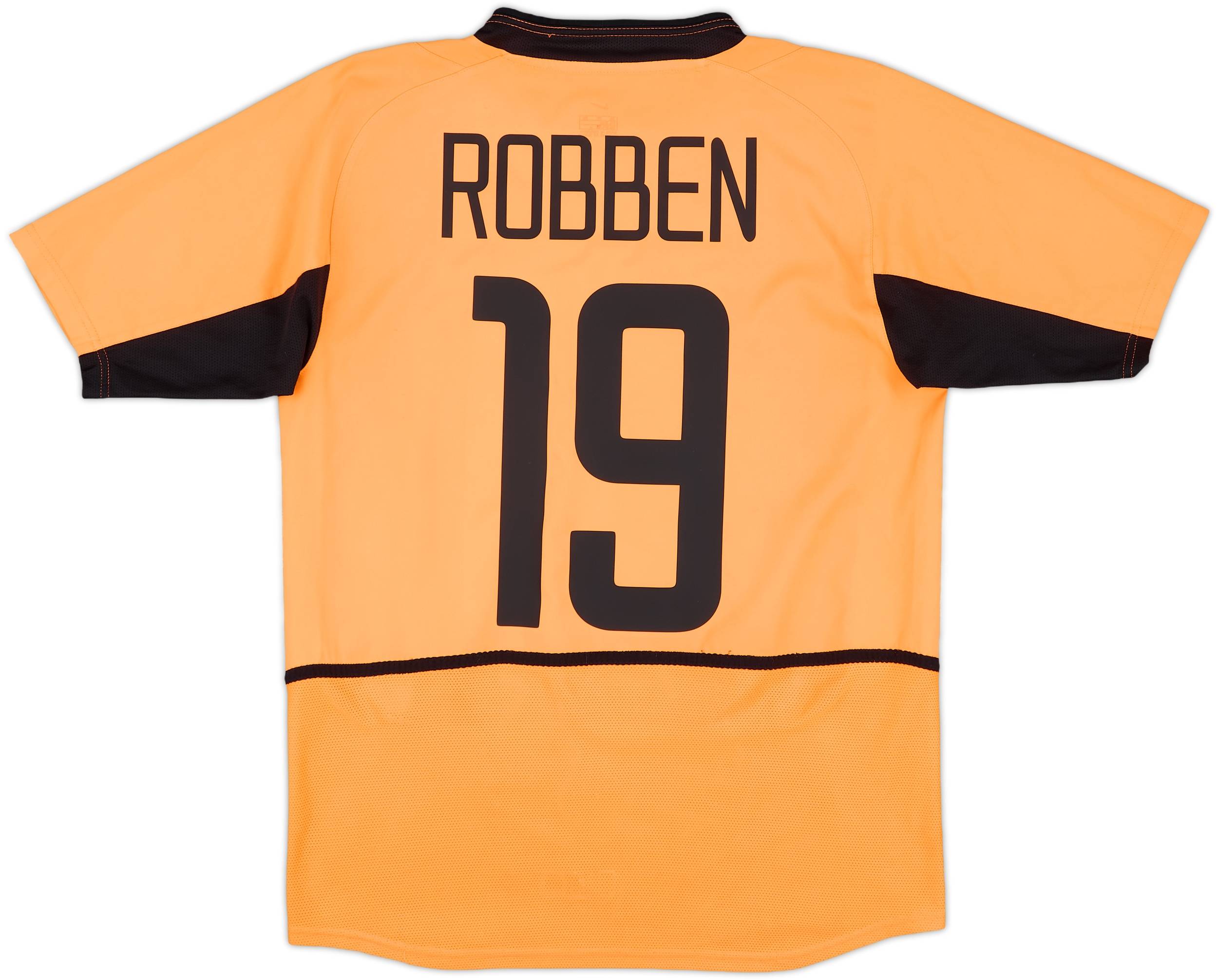 新品 未使用 ゲームシャツ ロッベン ROBBEN ユニホーム ユニフォーム 2002-04 Netherlands Home Shirt Robben #19 - 8/10 - (XL.Boys)