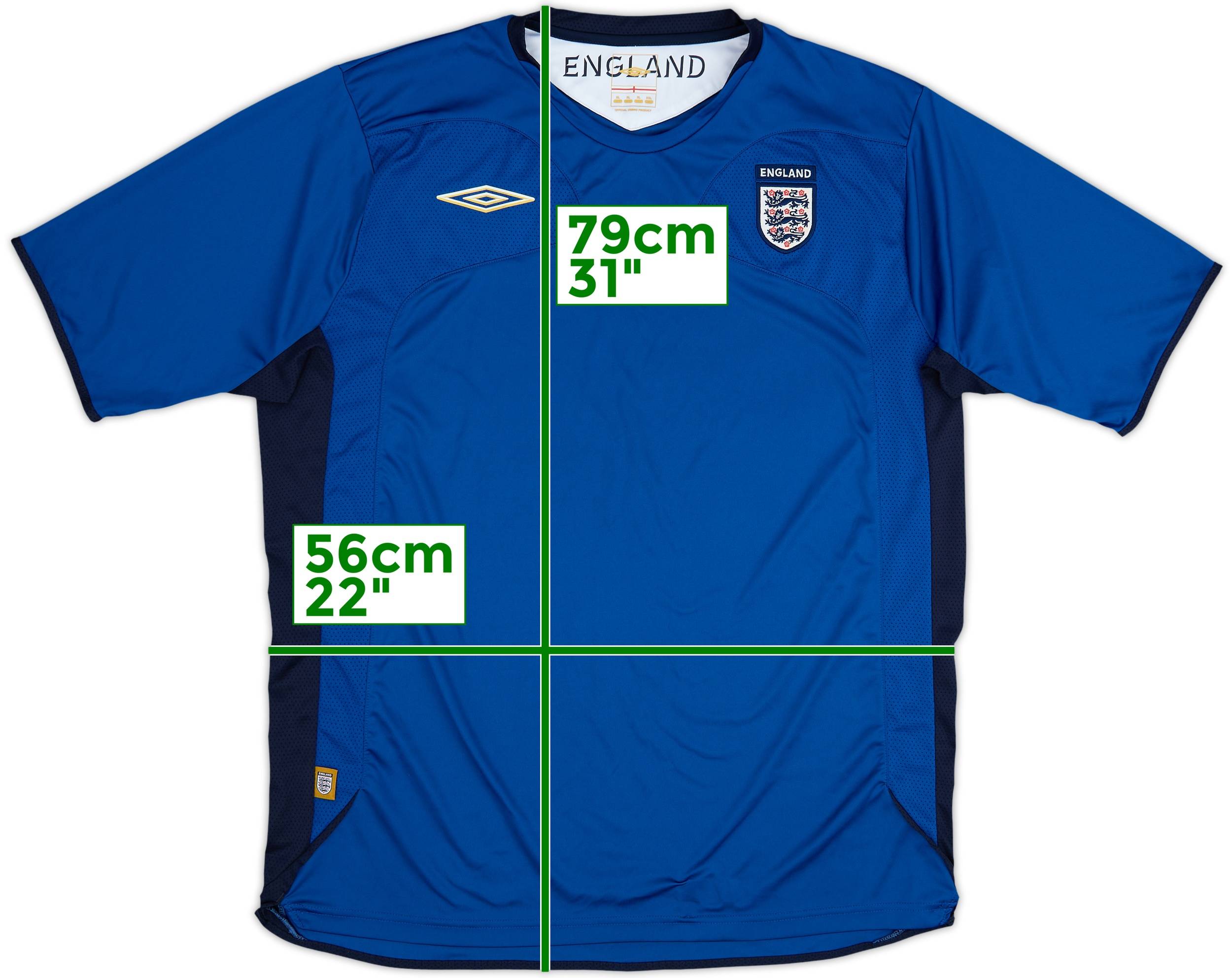 2006-08 England Umbro Training Shirt - 9/10 - (XL)