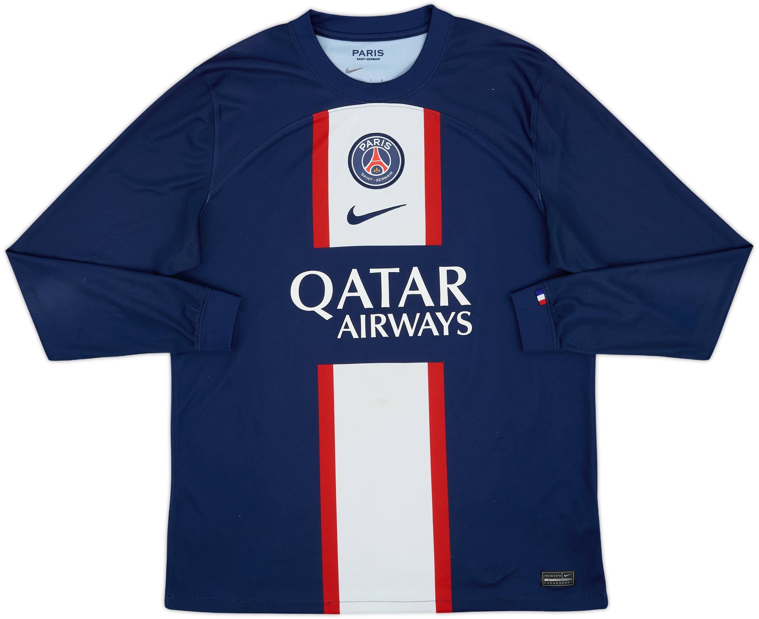2022-23 Paris Saint-Germain Home L/S Shirt Messi #30 - 6/10 - (L)