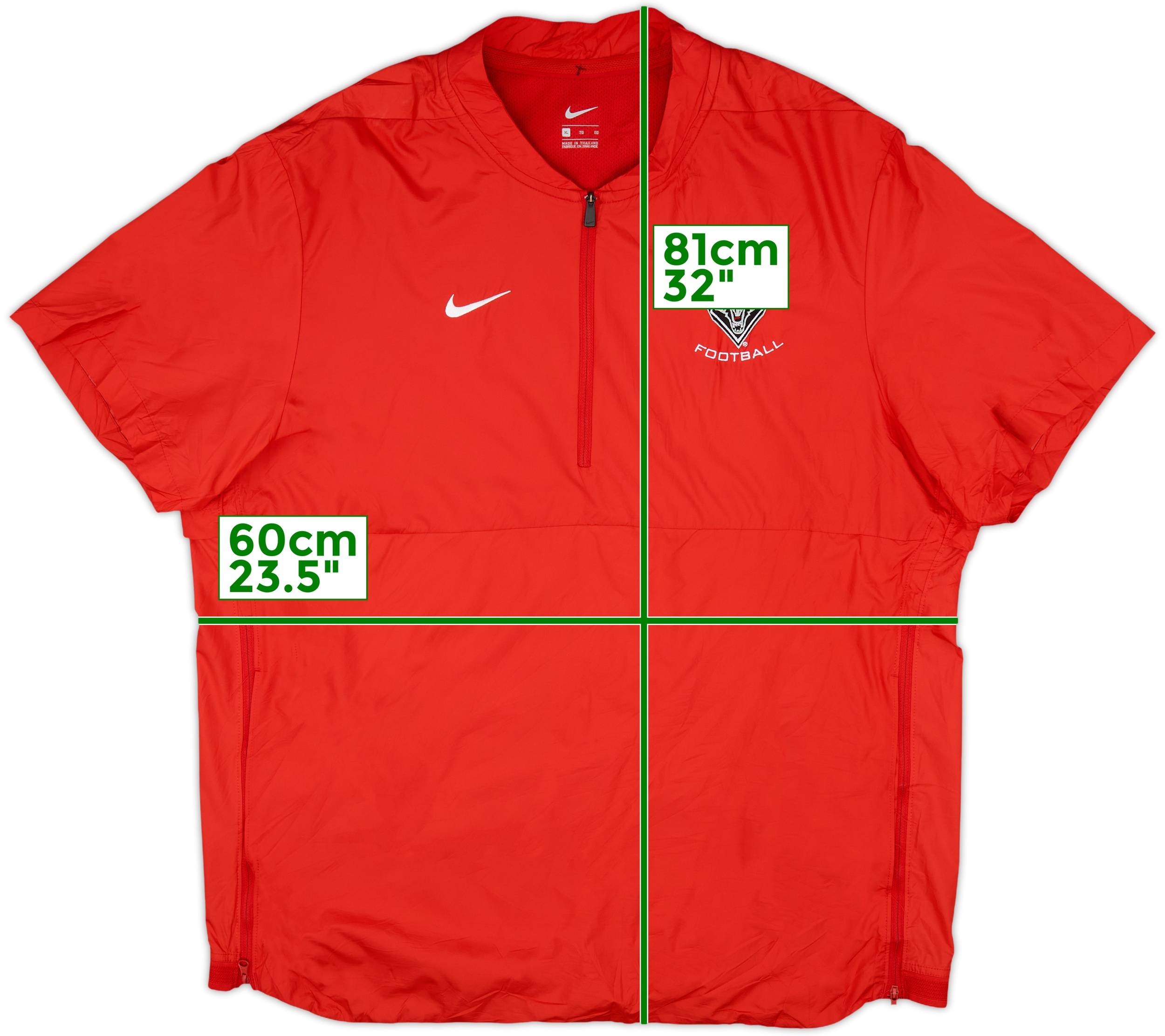 2018-19 New Mexico Nike S/S Drill Top - 8/10 - (XL)