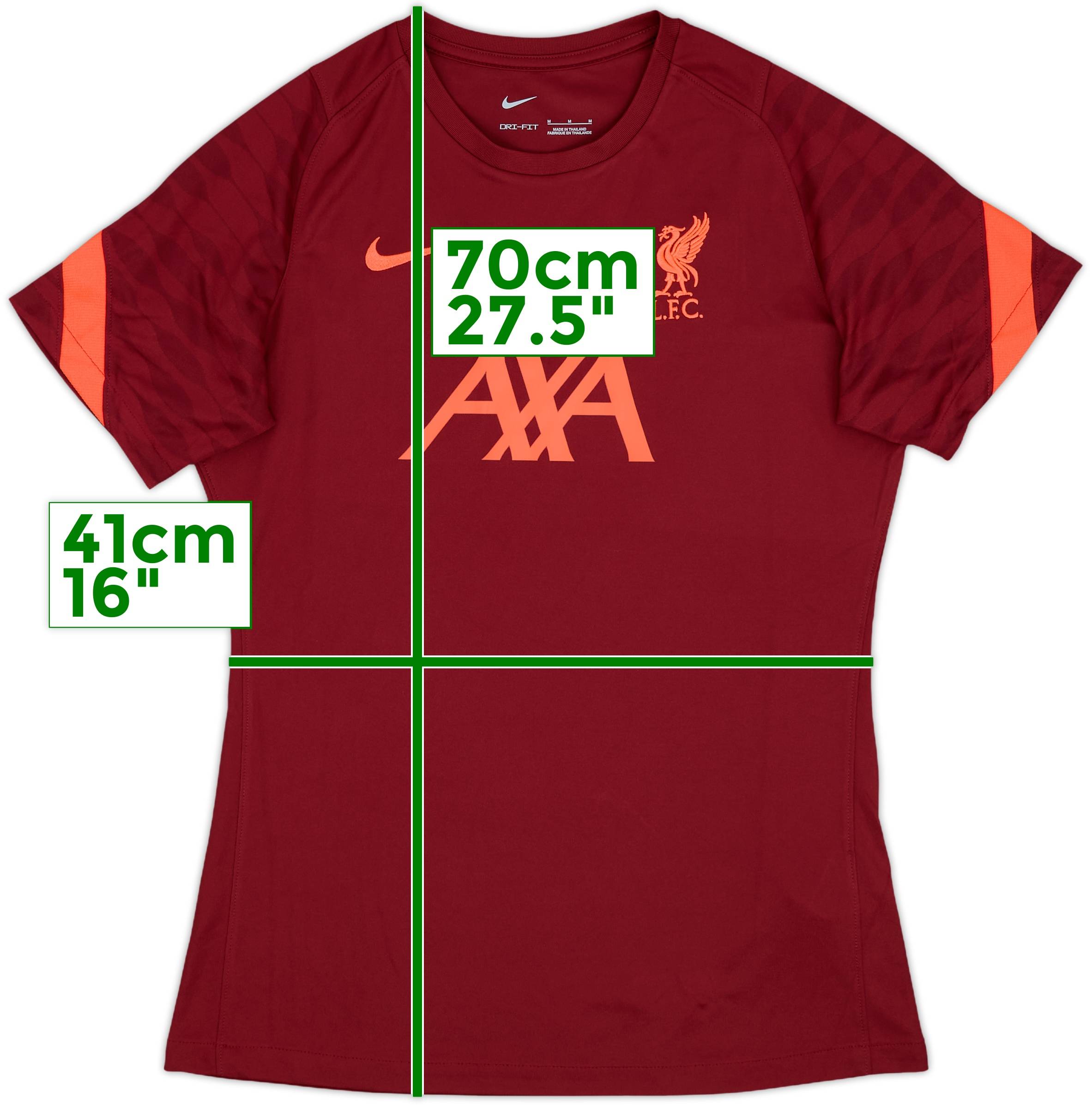 2021-22 Liverpool Nike Training Shirt - 9/10 - (Women's M)