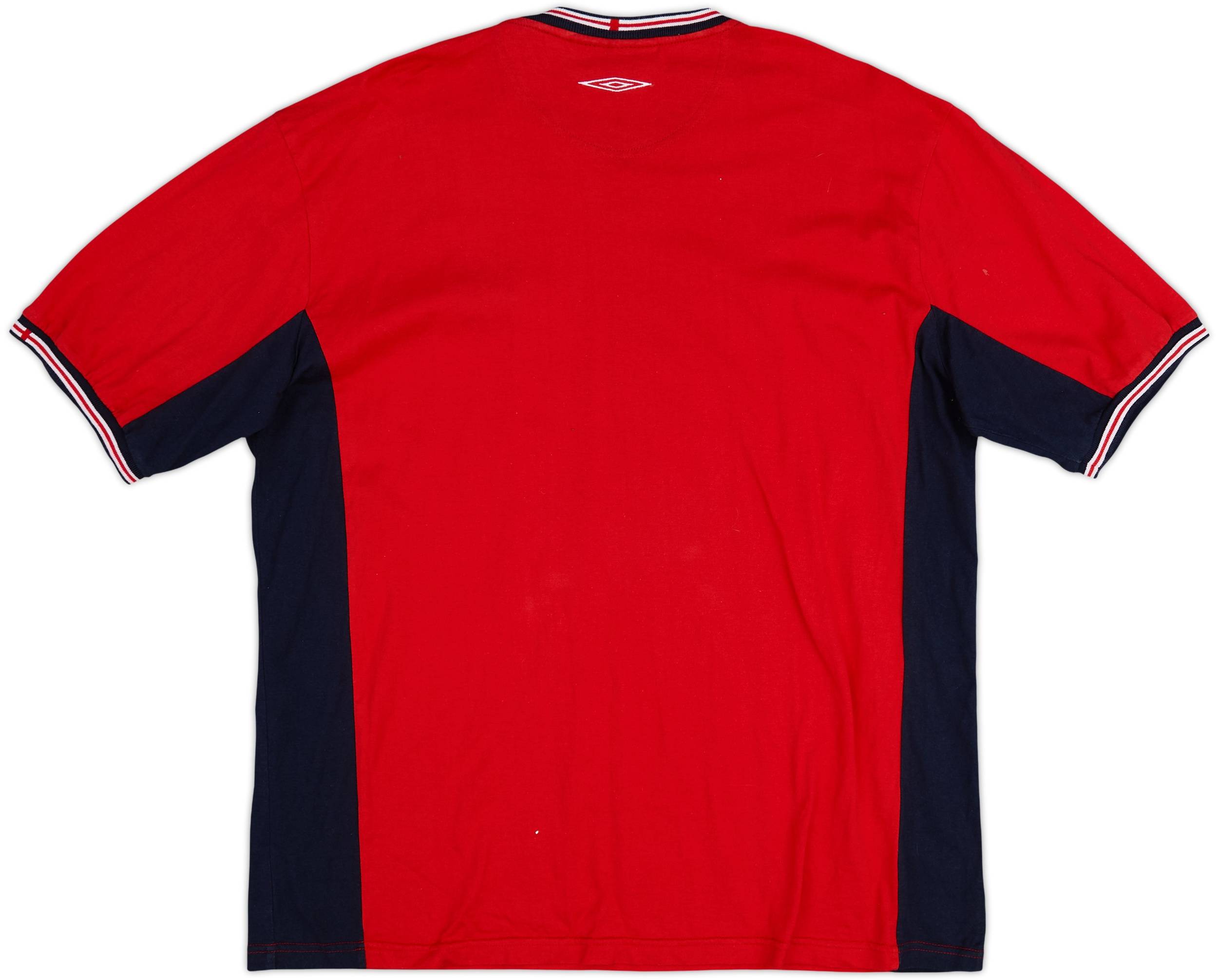 2002-03 England Umbro Cotton Tee - 8/10 - (XL)