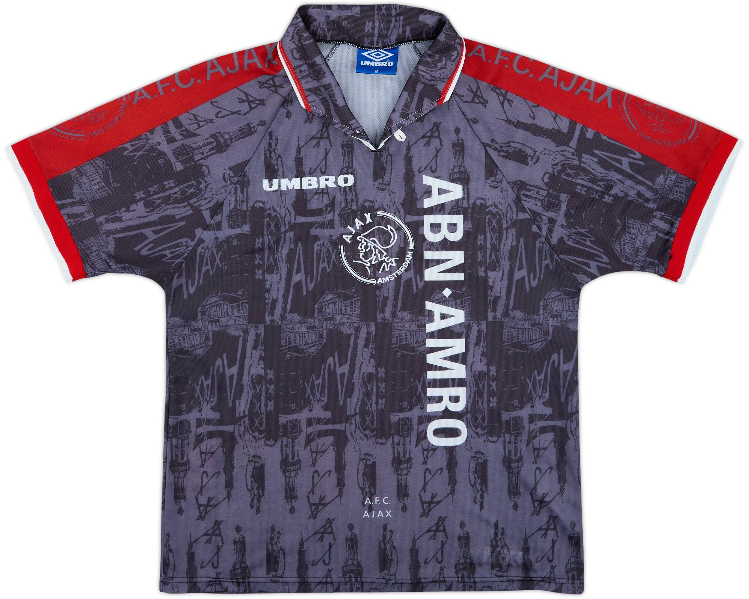 1996-97 Ajax Away Shirt Kluivert #9 - 10/10 - (M)