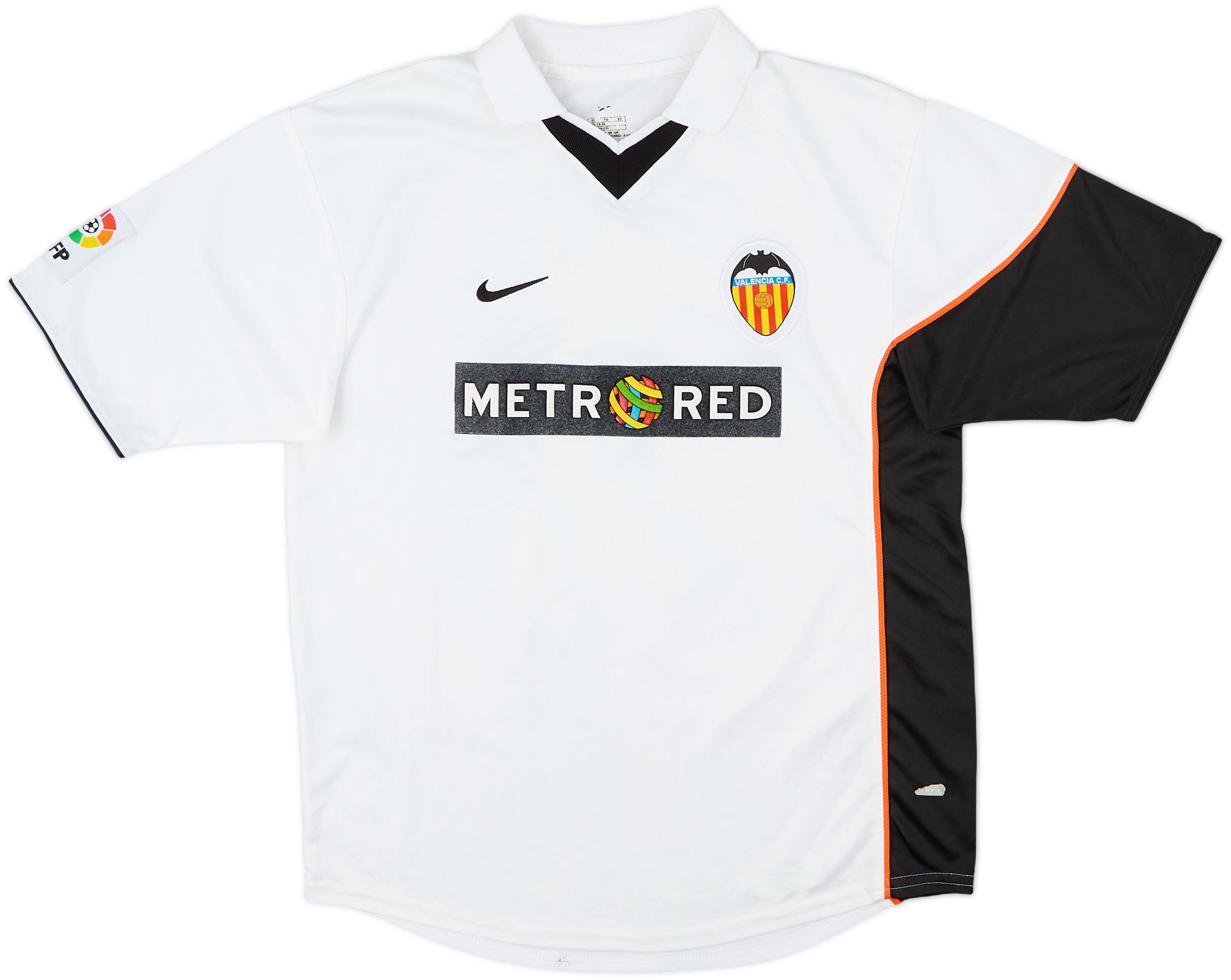 2001-02 Valencia Home Shirt Aimar #21 - 8/10 - (XL.Boys)