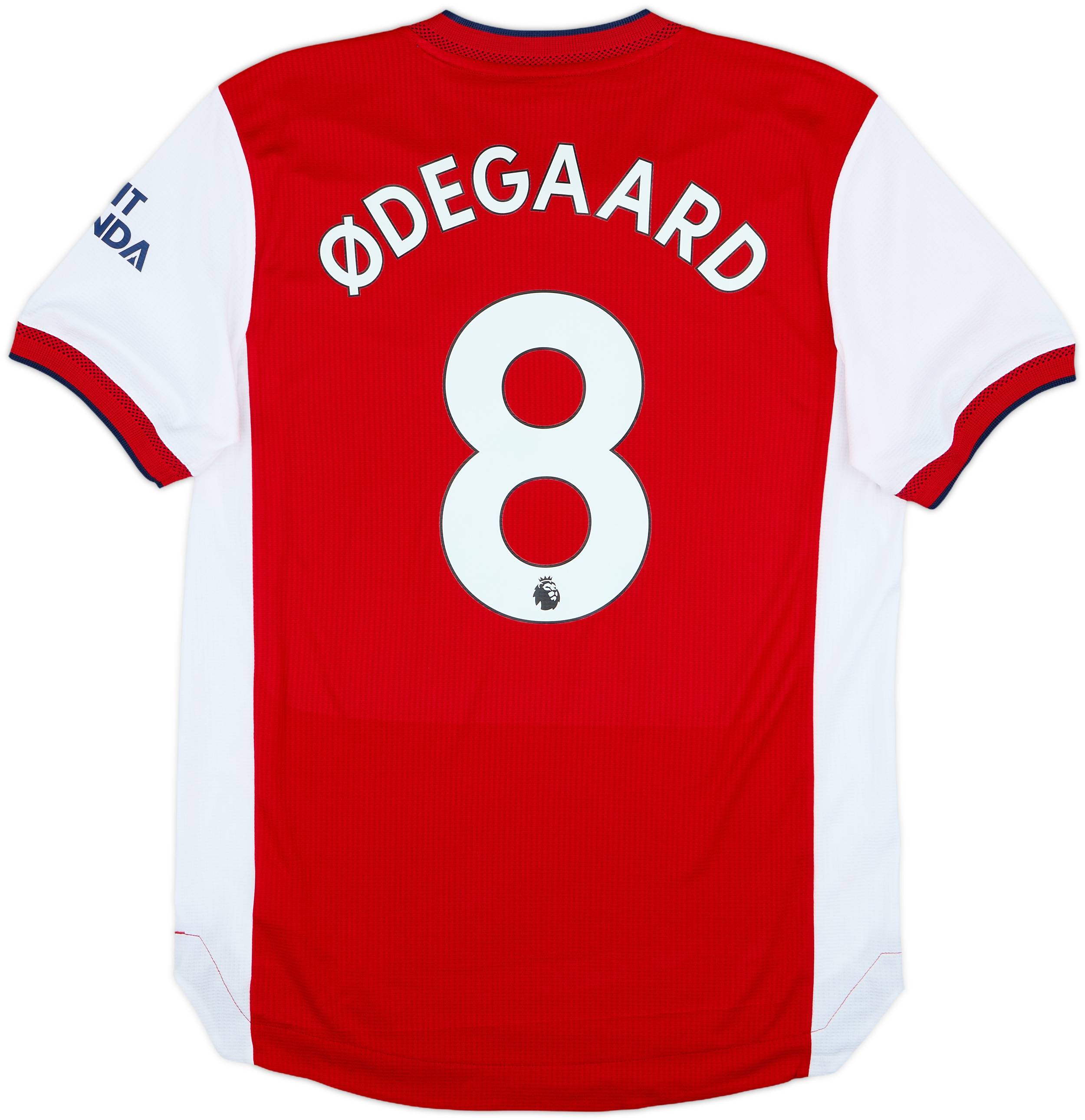 アーセナル ØDEGAARD 8 サッカーシャツ アーセナル ØDEGAARD 8番 シャツ 2021-22 Arsenal Authentic Home