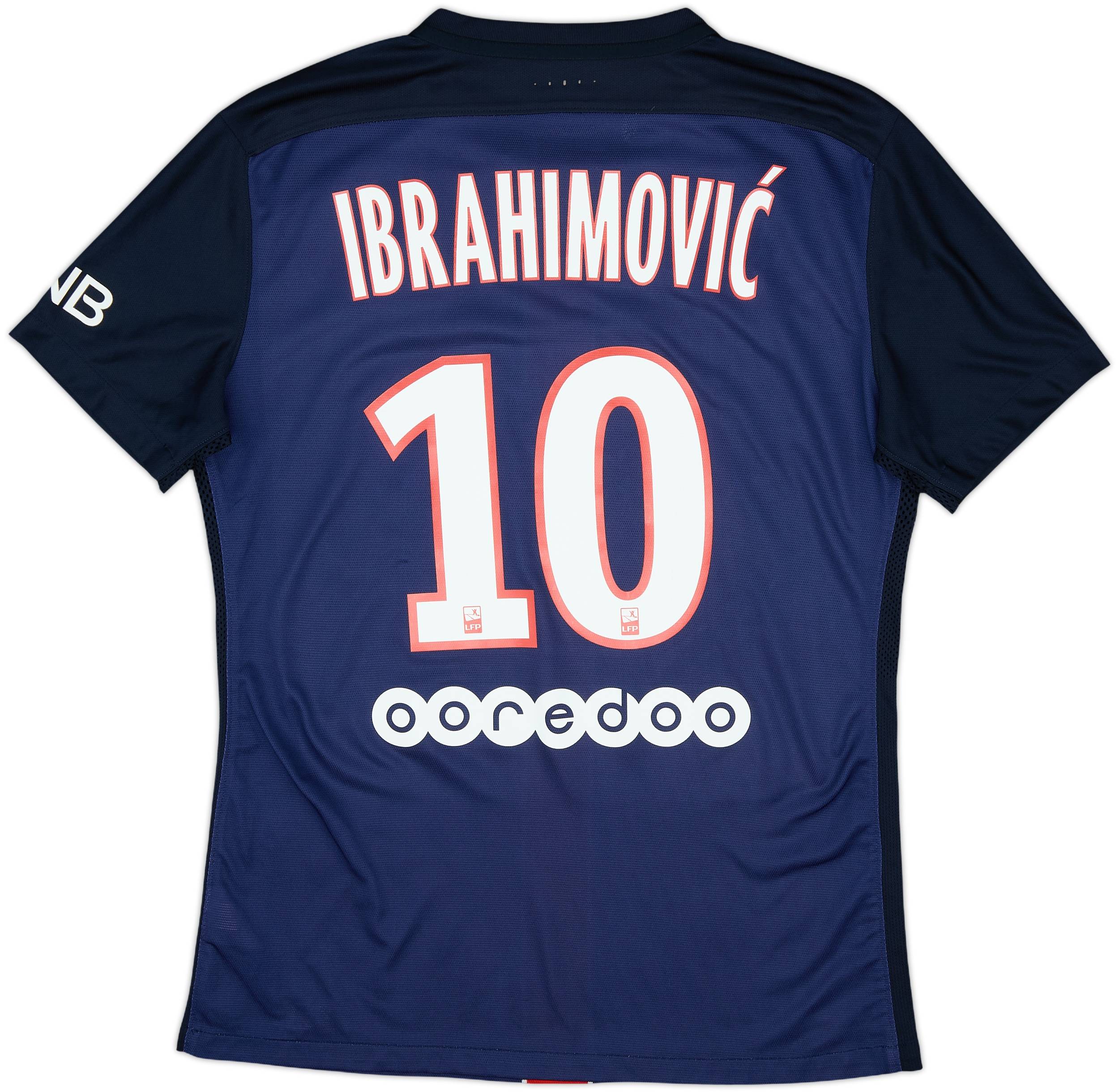 「激レア」　PSG Ibrahimović 10番シャツ 2015-16 Paris Saint-Germain Authentic Home Shirt Ibrahimovic #10