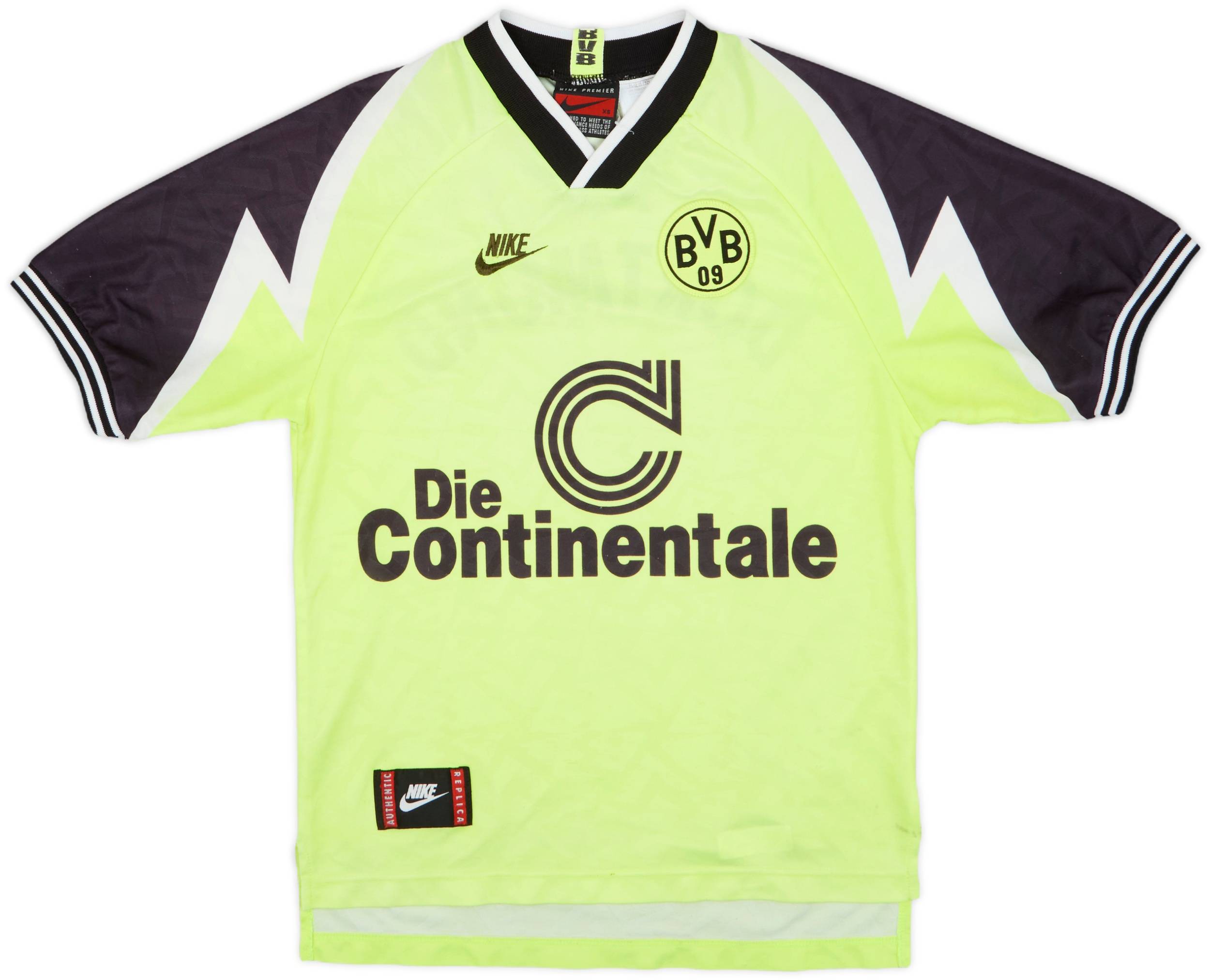 NIKE ボルシアドルトムント 1995-96ホームユニフォーム 1995-96