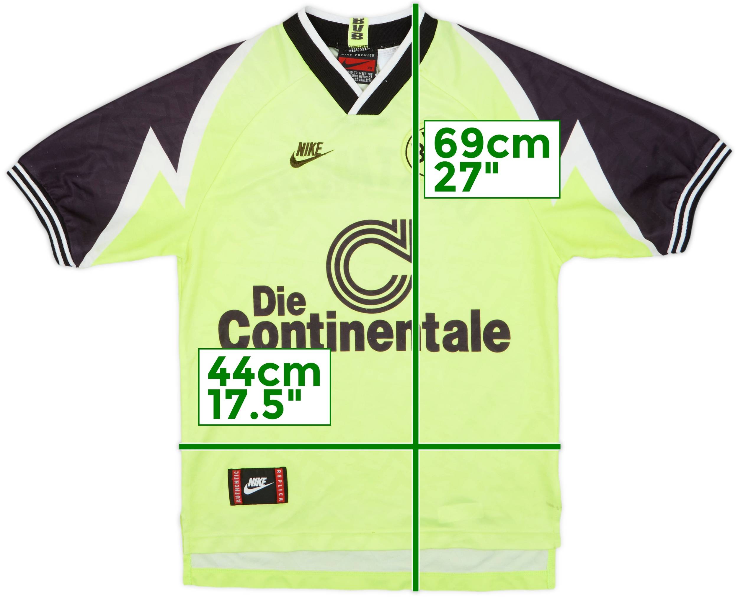 1995-96 Borussia Dortmund Home Shirt - 5/10 - (XS)