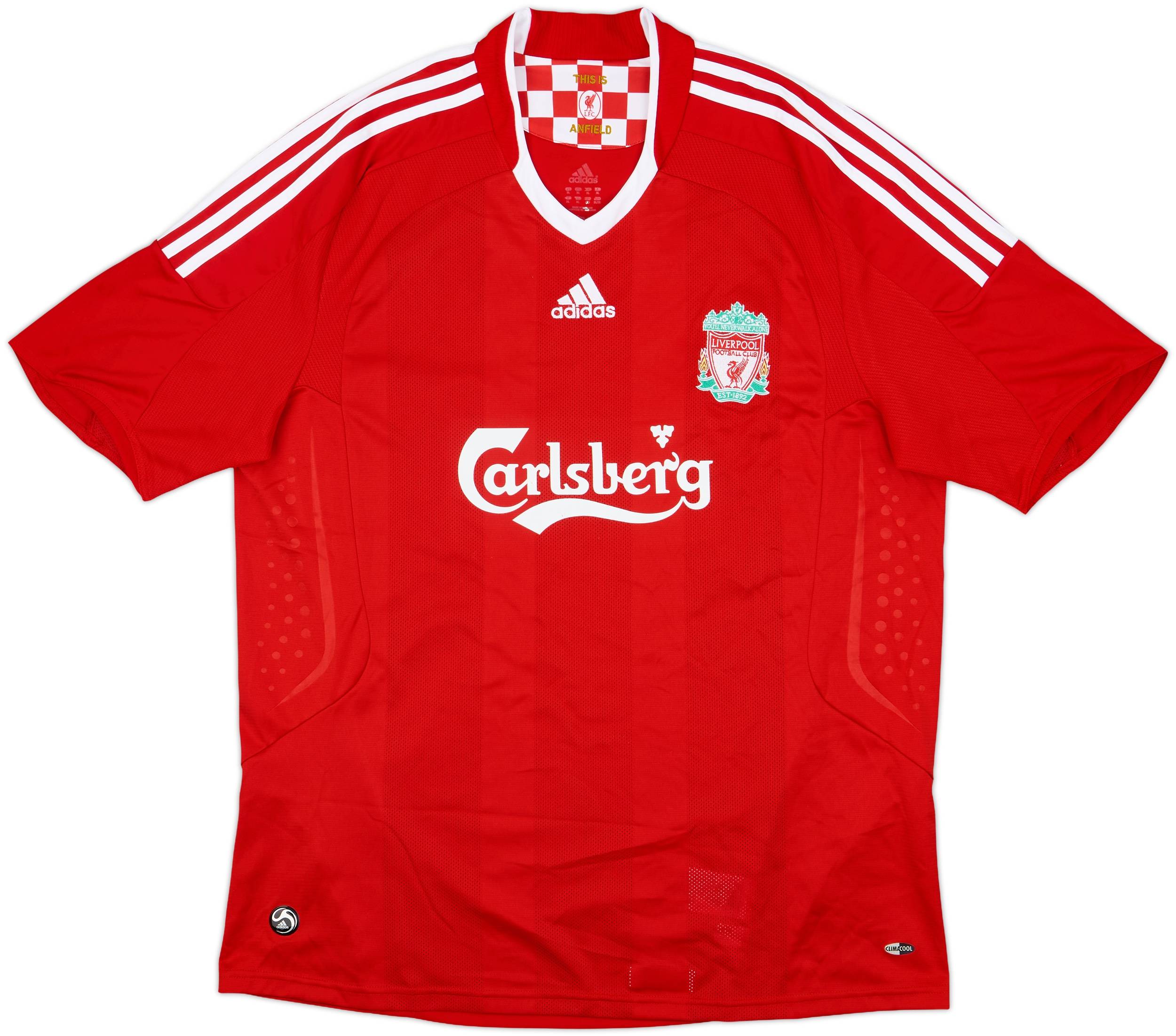 2008-10 Liverpool Home Shirt Torres #9 - 8/10 - (XL)