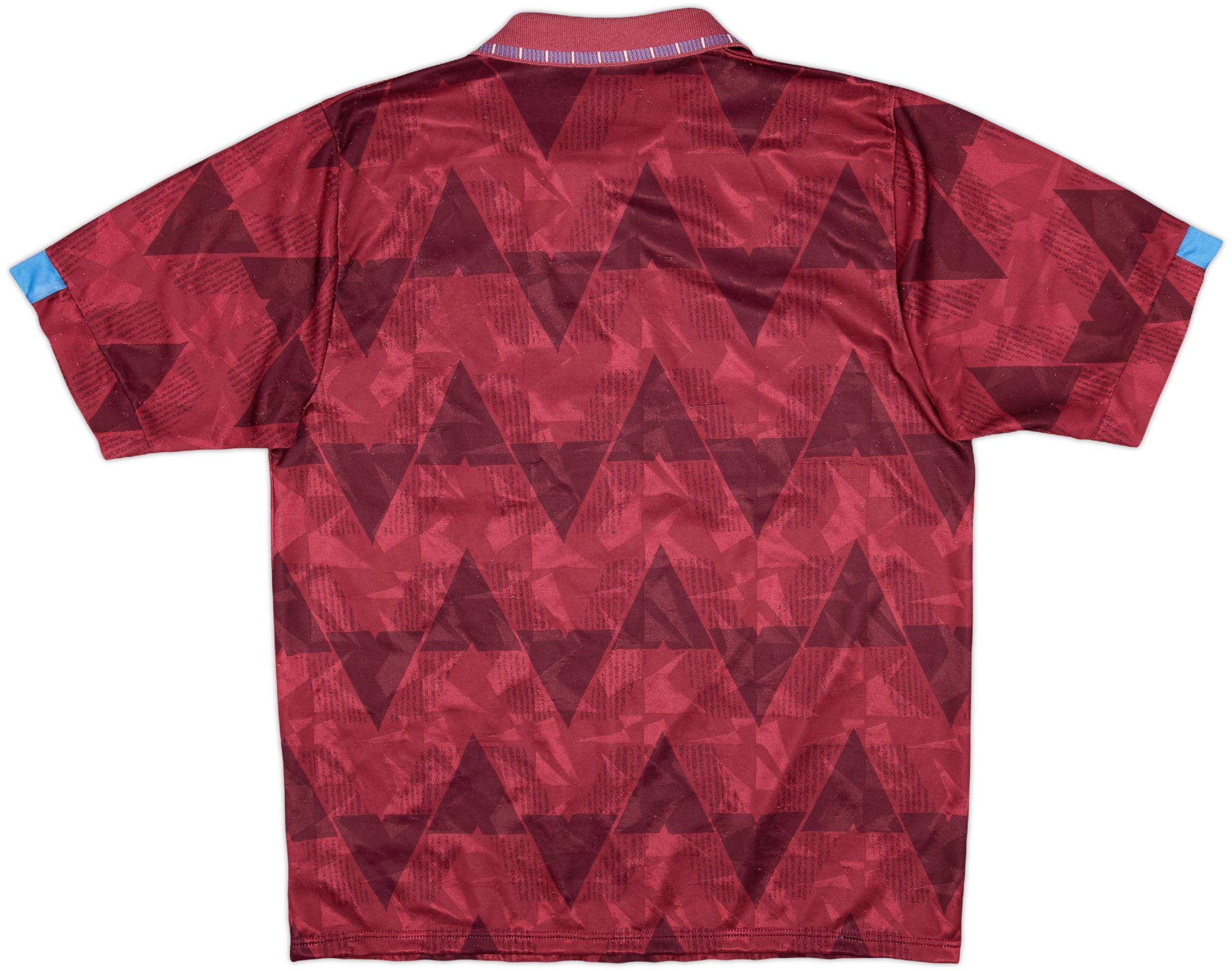 1990-92 Manchester City Away Shirt - 8/10 - (M)