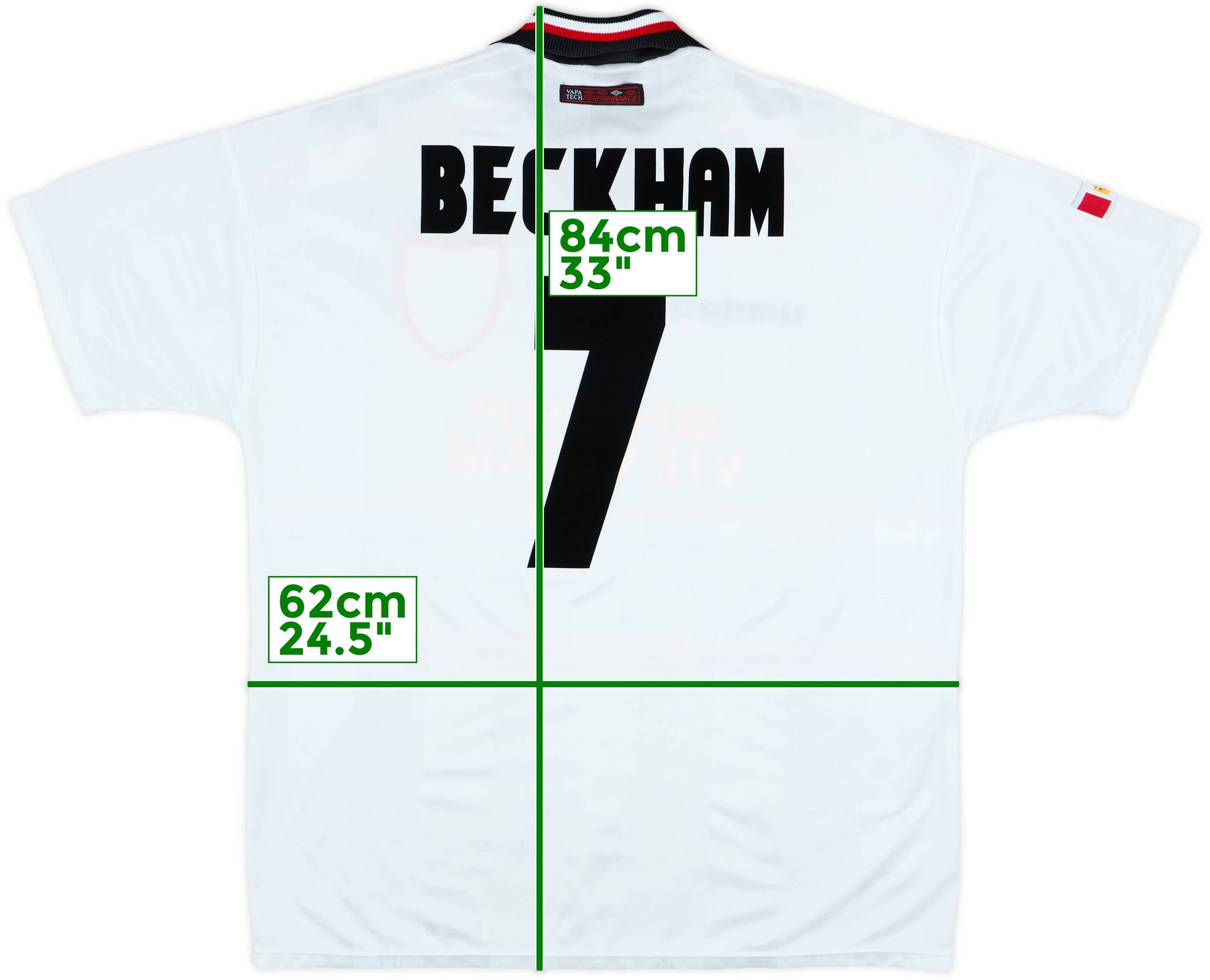 マンチェスター・ユナイテッド BECKHAM 7番 シャツ Manchester United 1998-99 Treble Season Jersey – David Beckham #7