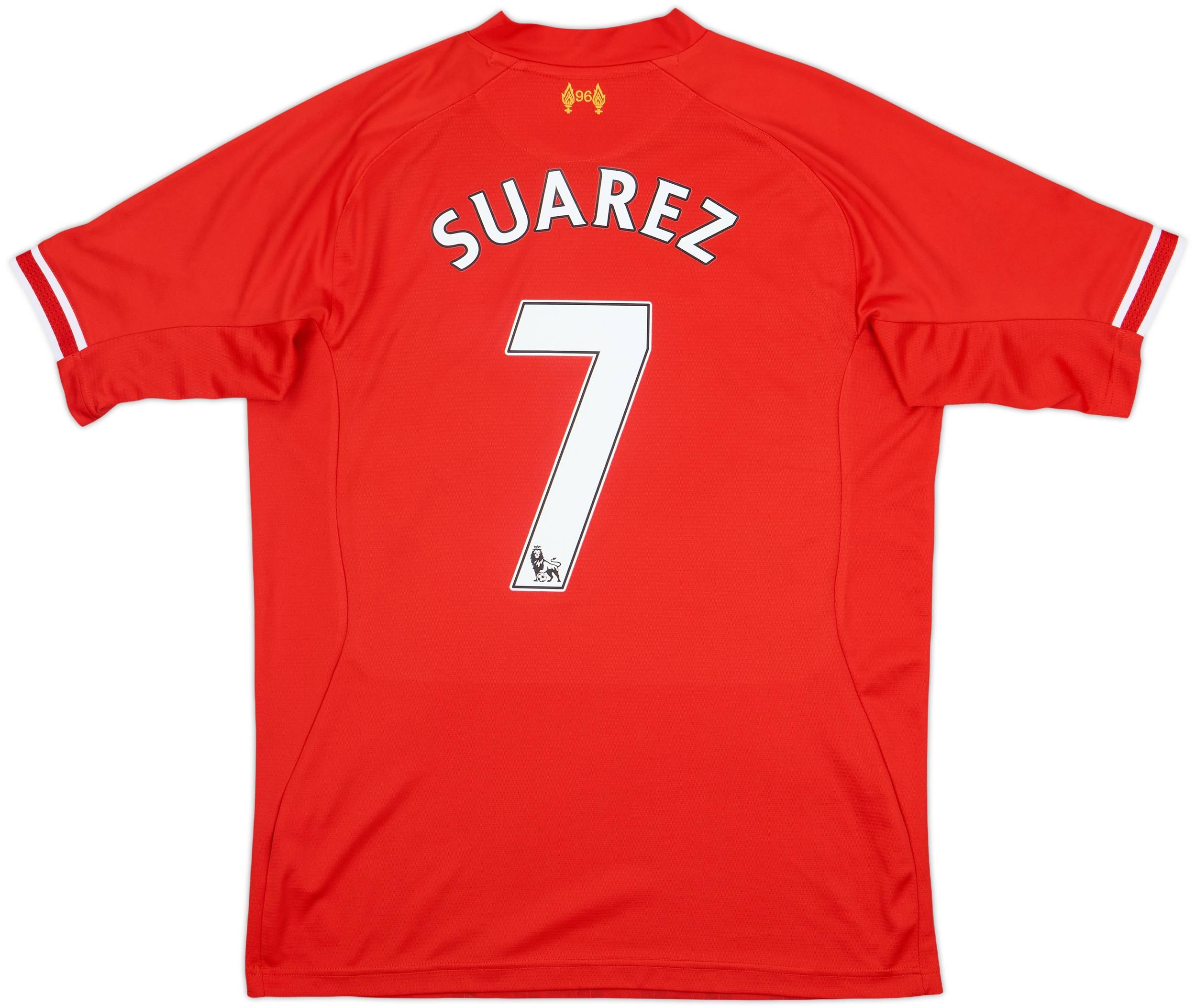 2013-14 Liverpool Home Shirt Suarez #7 - 7/10 - (L)