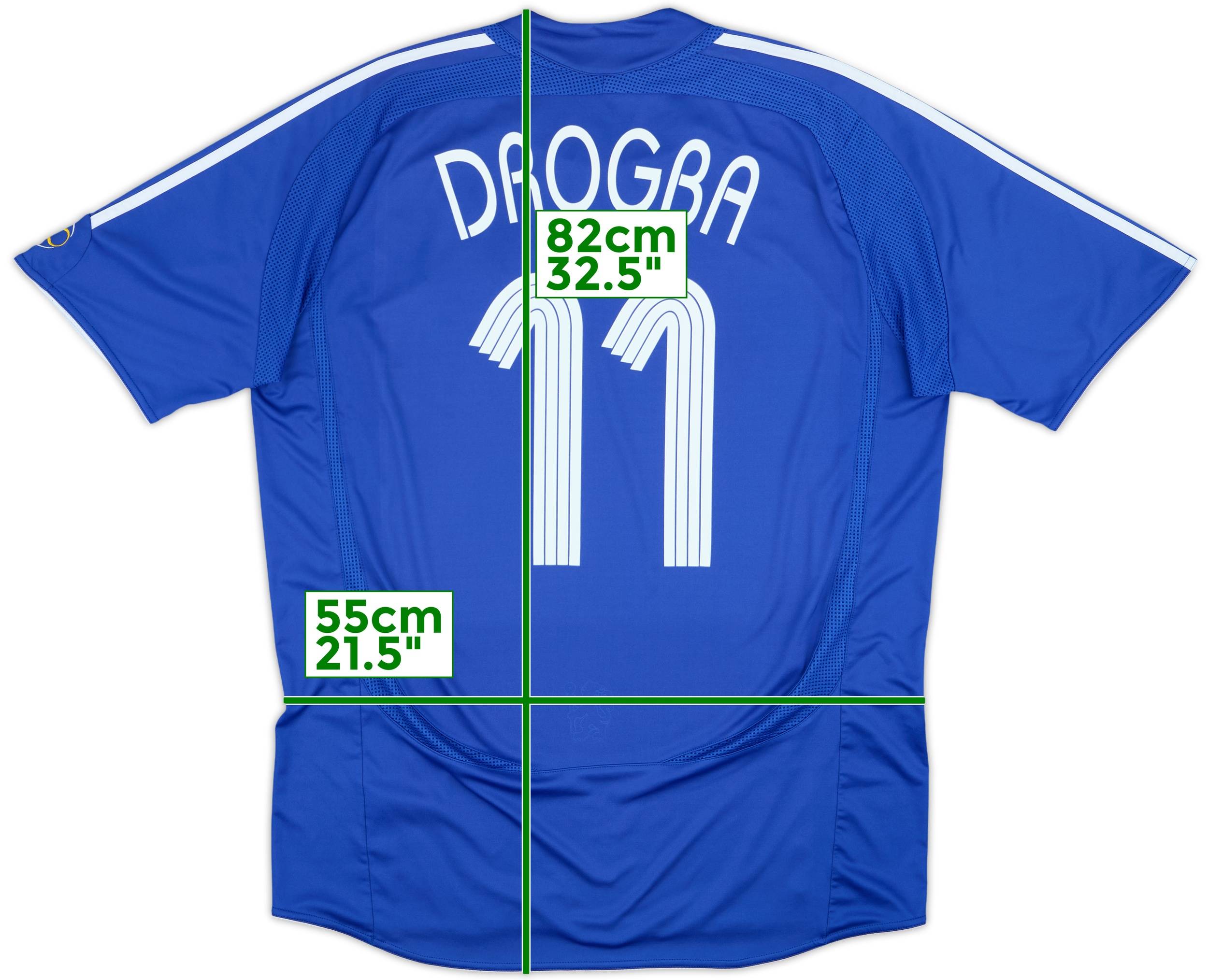 2006-08 Chelsea Home Shirt Drogba #11 - 6/10 - (L)