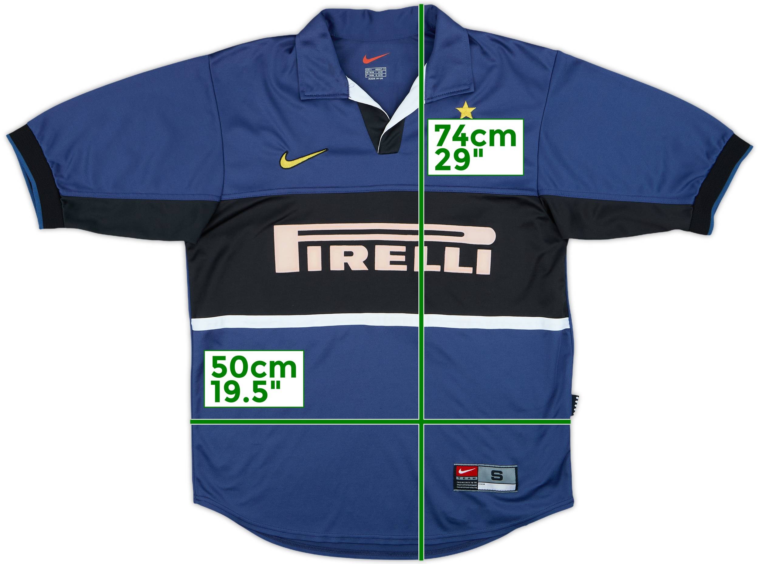 1998-99 Inter Milan Third Shirt Simeone #14 - 8/10 - (S)