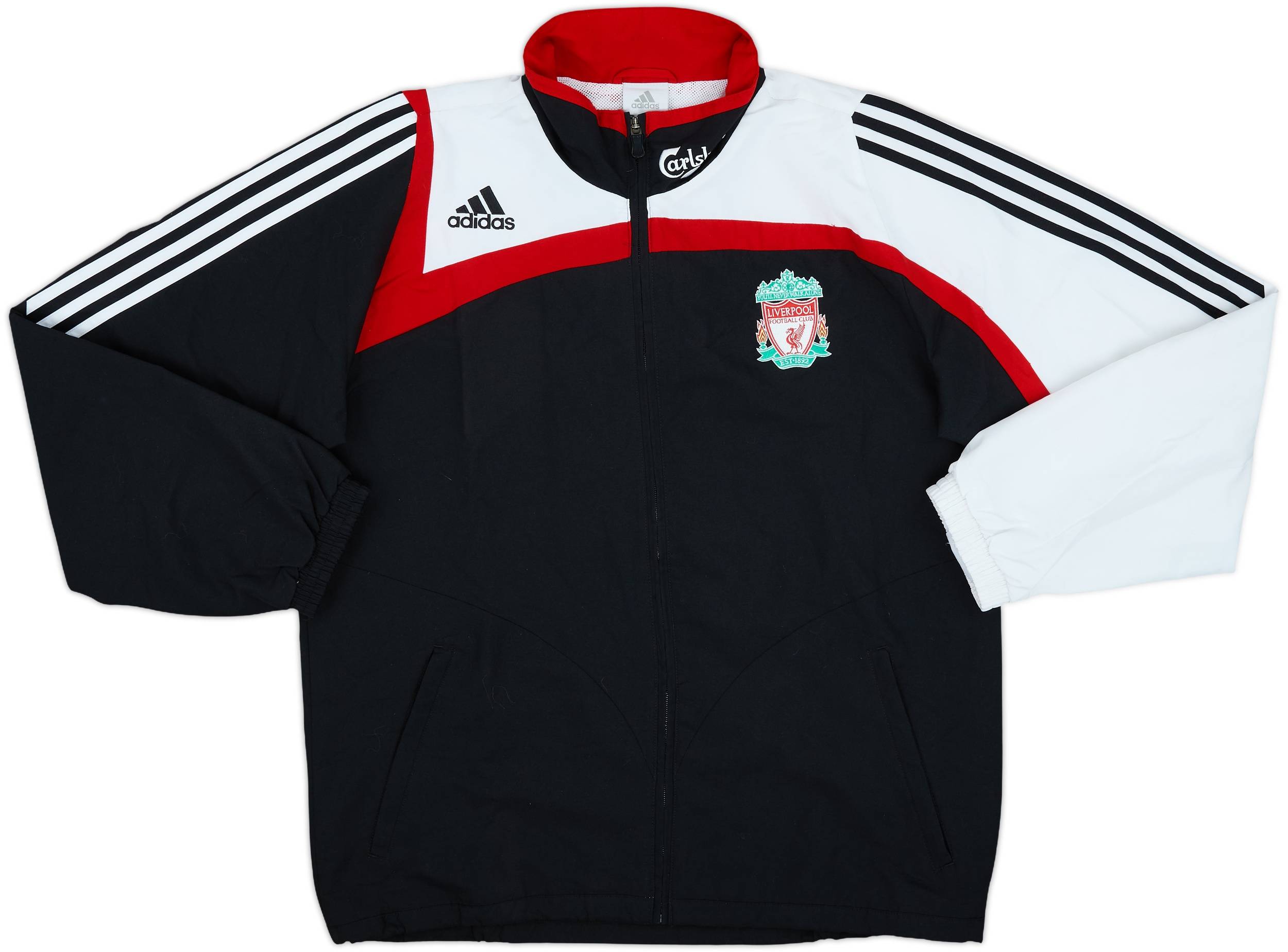 2007-08 Liverpool adidas Track Jacket - 10/10 - (L)