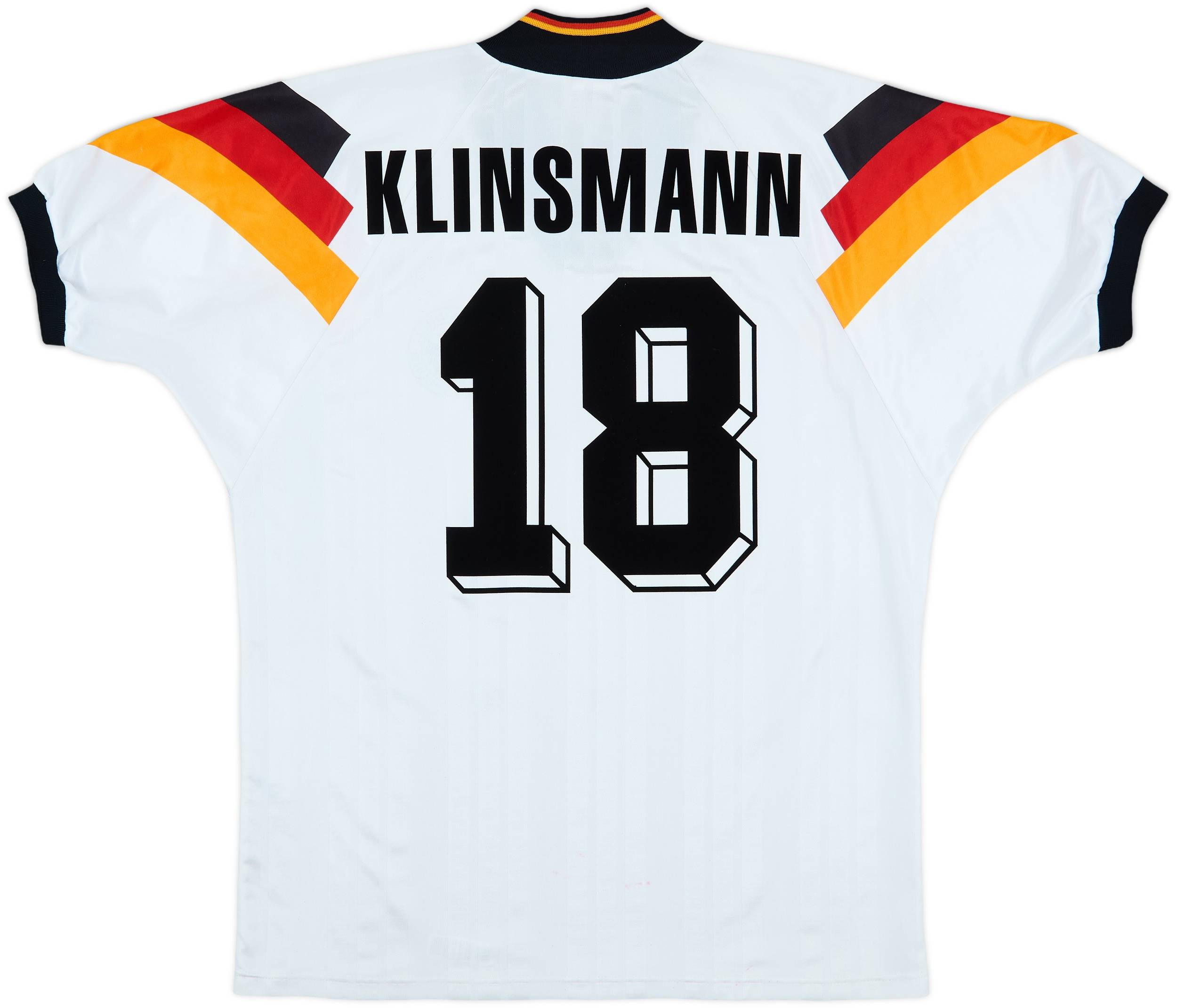 1992-94 Germany Home Shirt Klinsmann #18 - 5/10 - (L/XL)