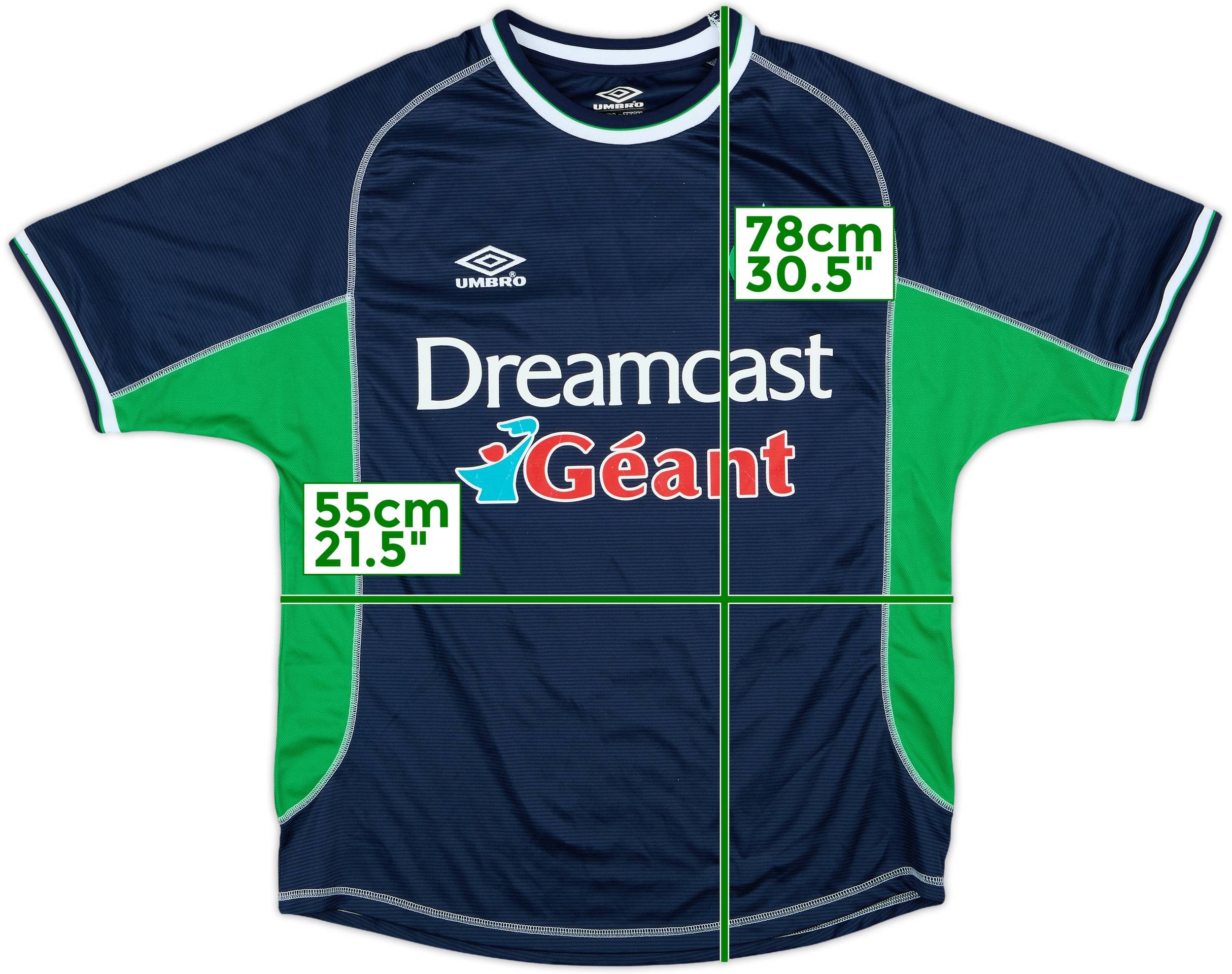 2000-01 Saint Etienne Away Shirt - 8/10 - (L)