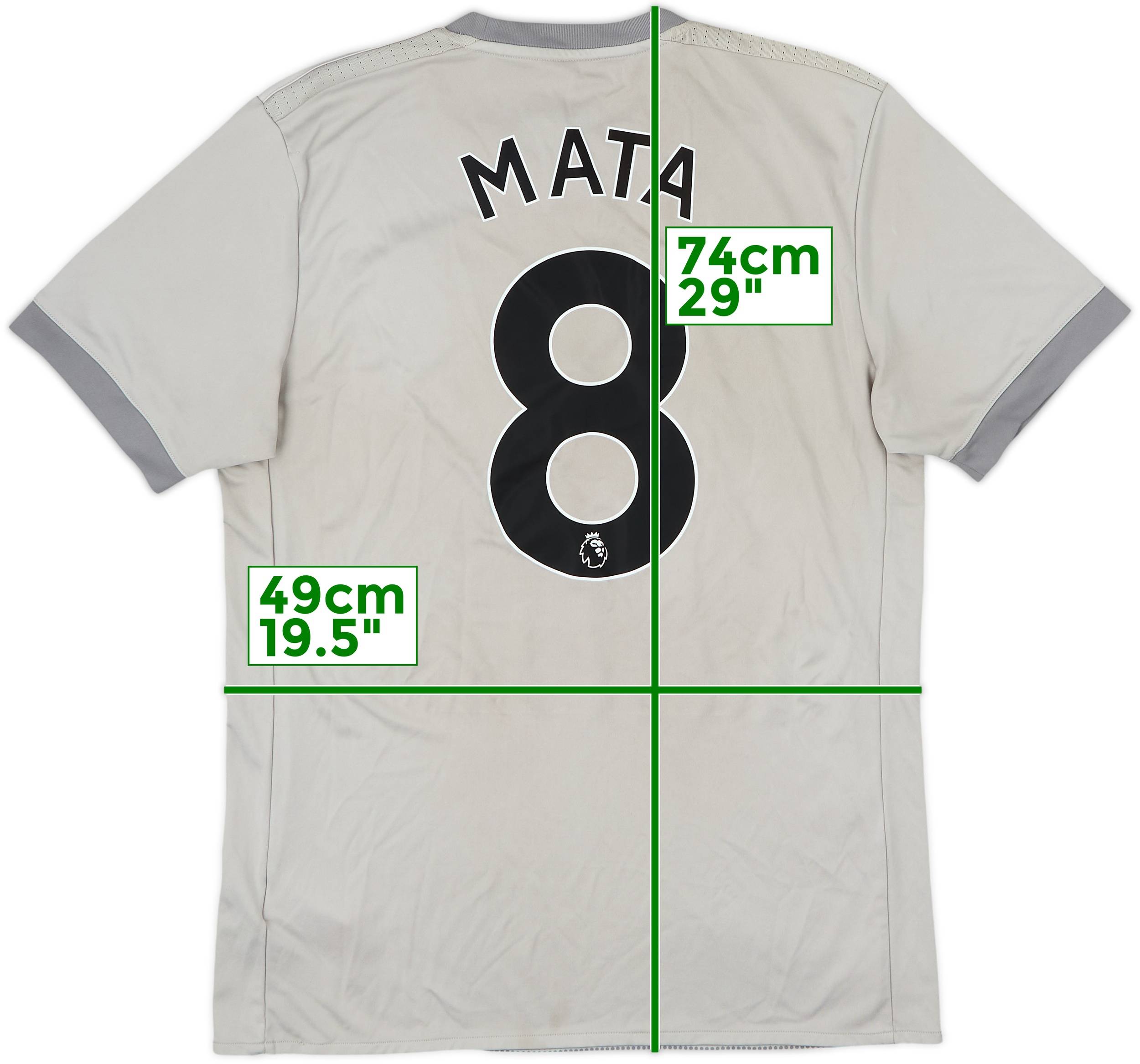 2017-18 Manchester United Third Shirt Mata #8 - 6/10 - (M)