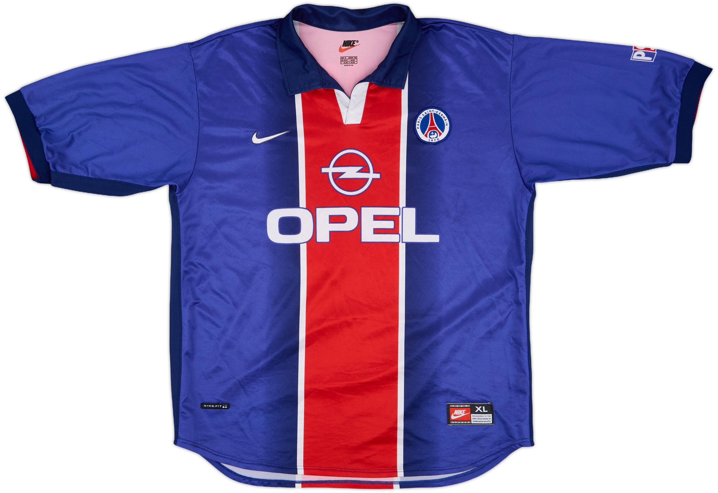 1998-99 Paris Saint-Germain Home Shirt Okocha #10 - 8/10 - (XL)