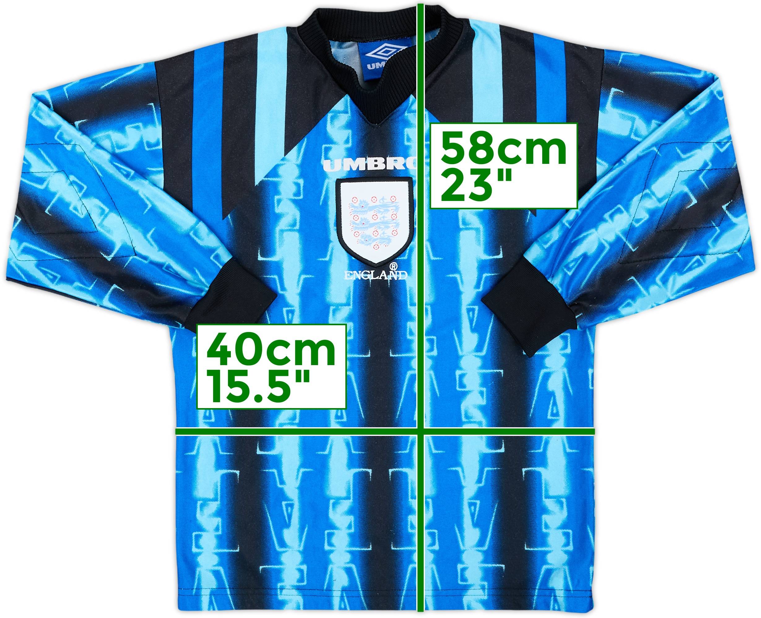 1998-99 England GK Shirt - 9/10 - (S.Boys)