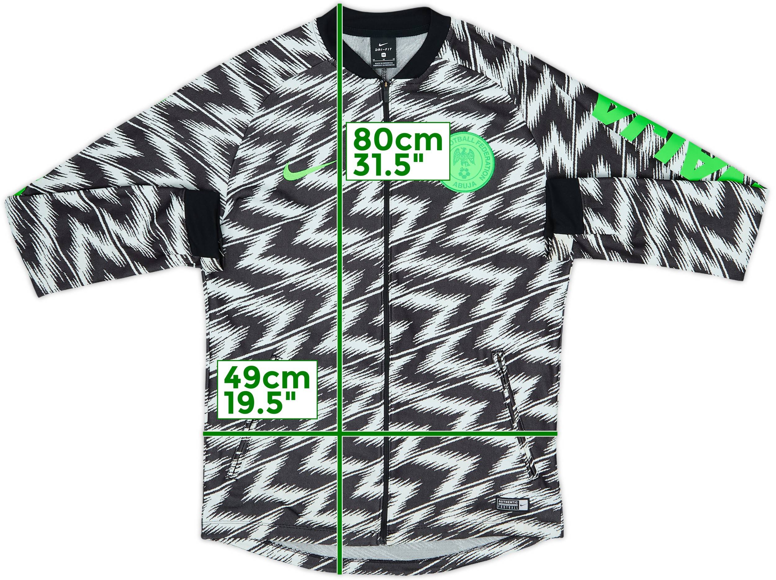 2018-19 Nigeria Nike Track Jacket - 9/10 - (M)