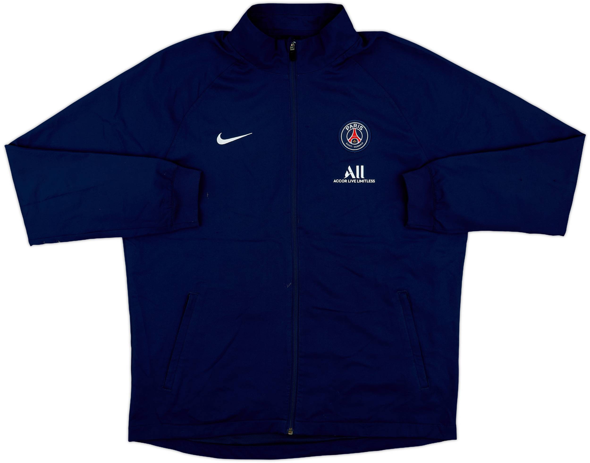 Nike Paris Saint-Germainジャージ トラックジャケット Paris Saint-Germain Strike Home Men's Nike Dri-FIT Soccer Anthem