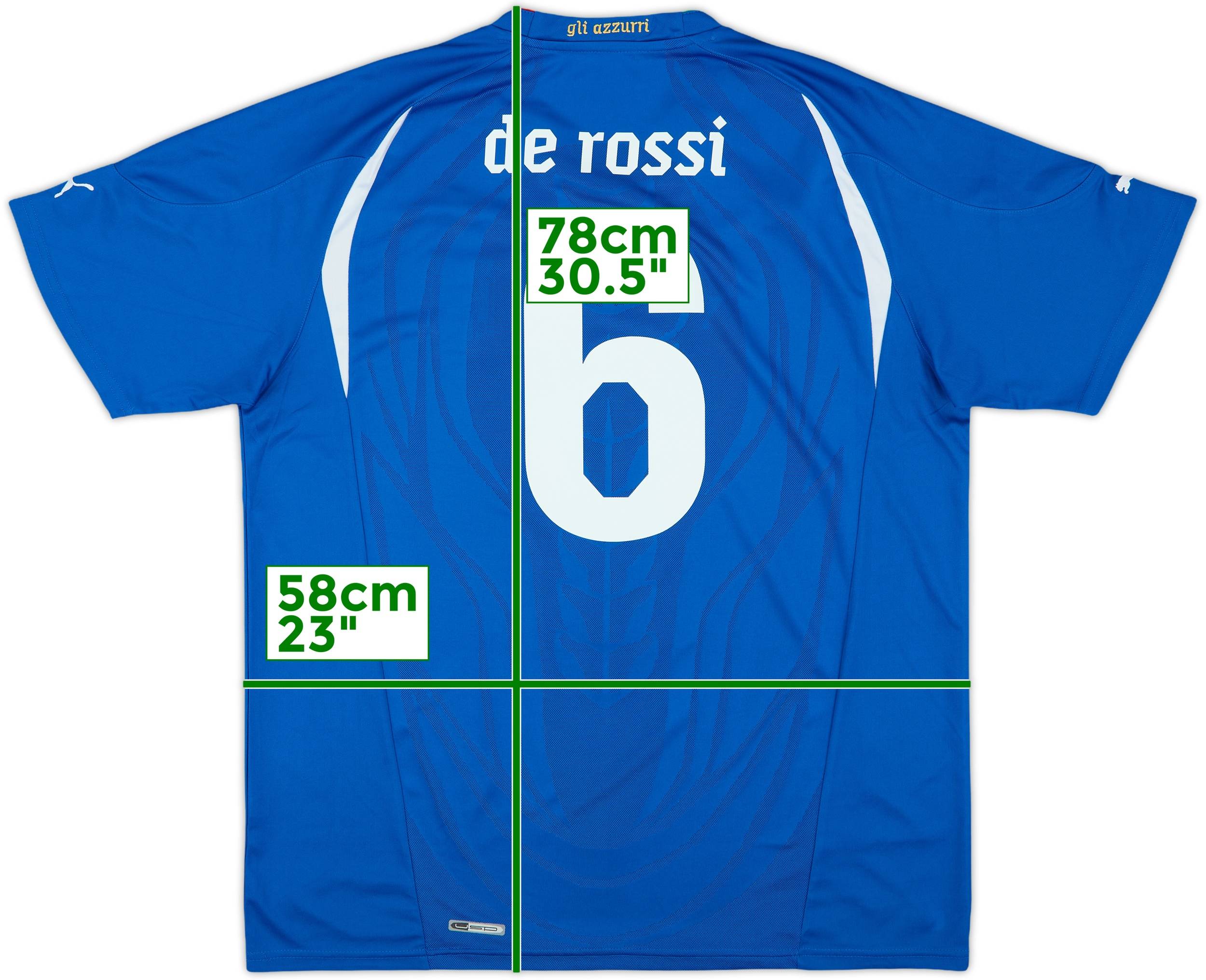 イタリア代表 DE ROSSI 16番 サッカーウェア　M イタリア代表 DE ROSSI 16番 サッカーウェア M イタリア代表 DE ROSSI