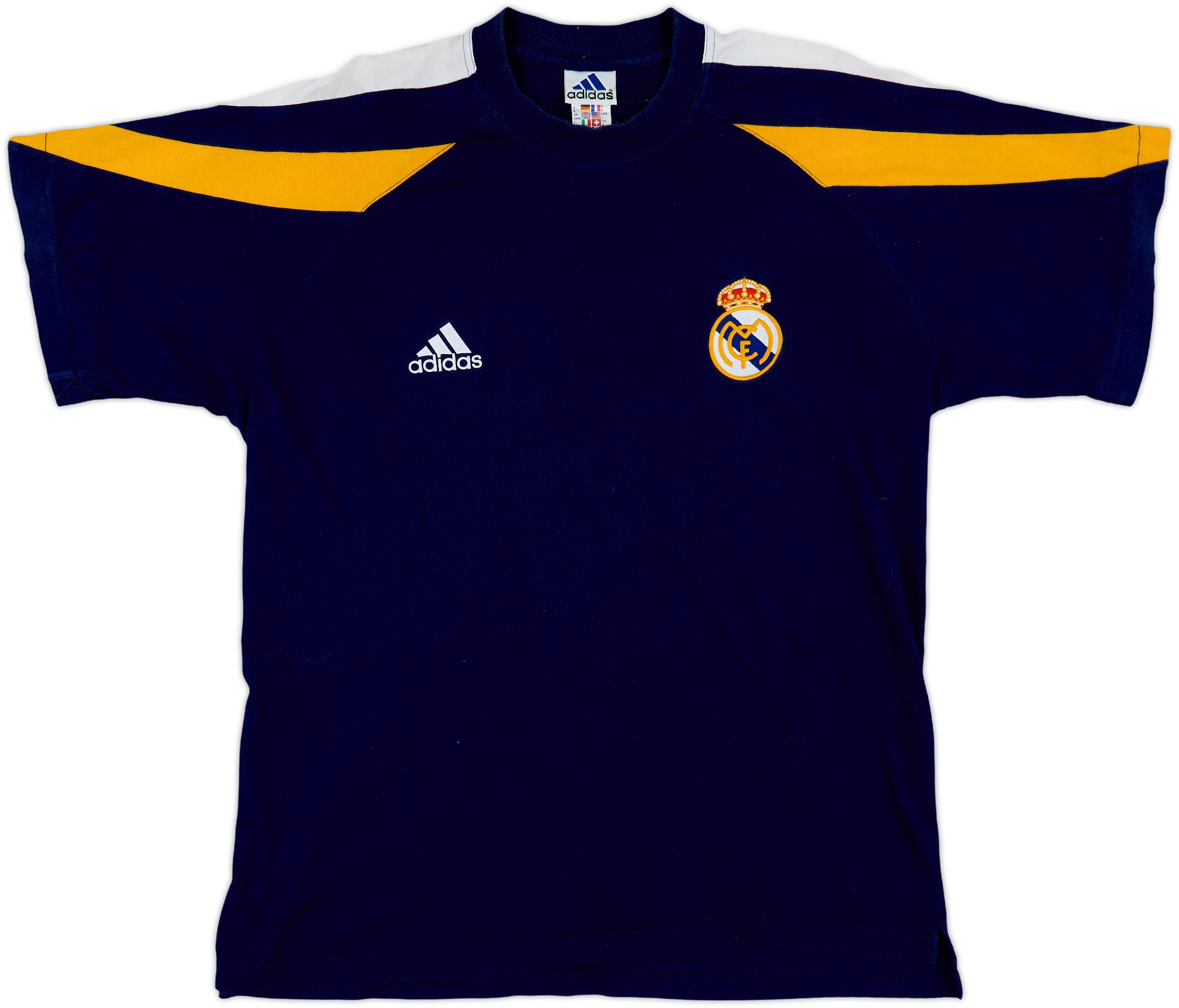 1998-00 Real Madrid adidas Cotton Tee - 9/10 - (L/XL)