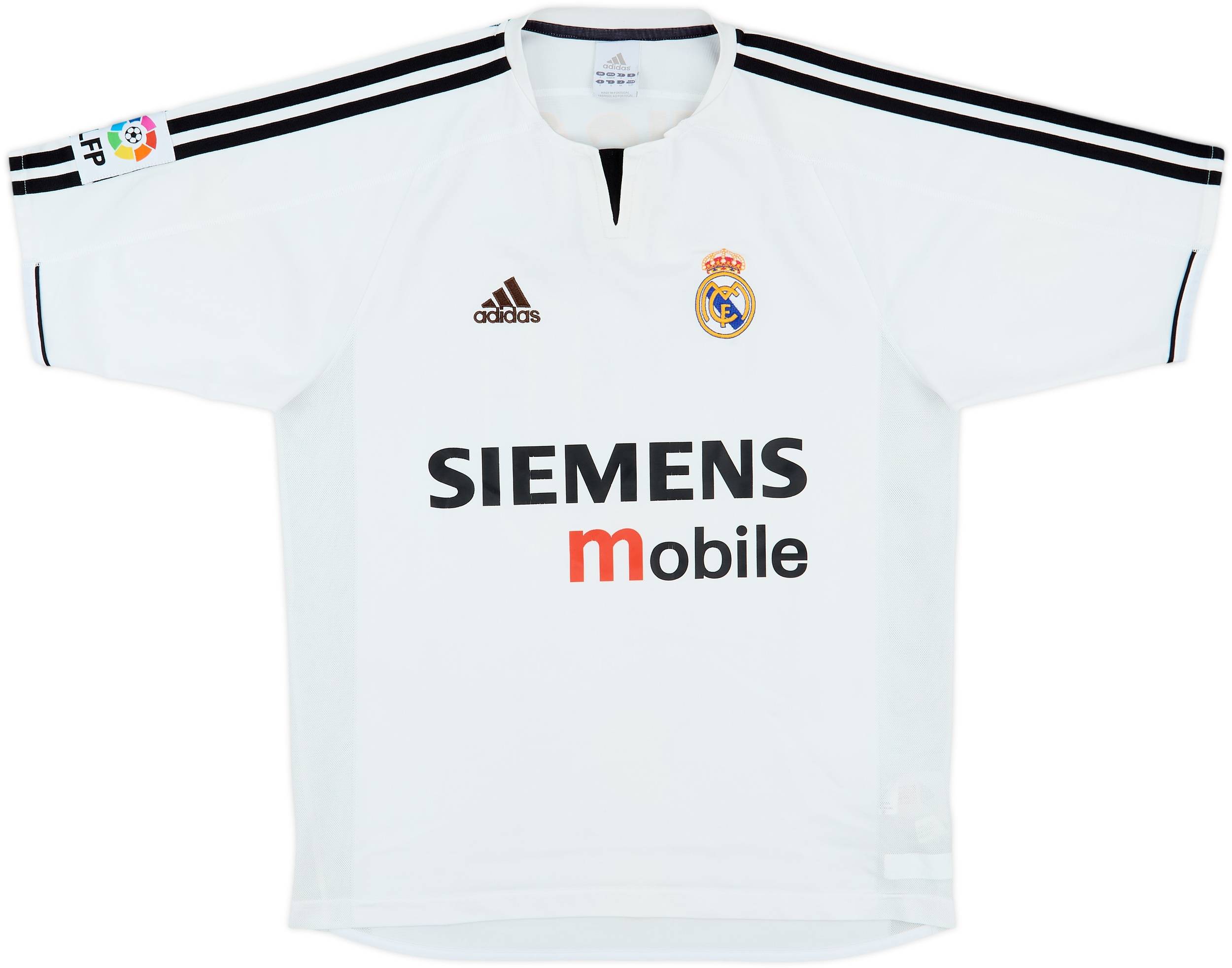 2003-04 Real Madrid Home Shirt Figo #10 - 7/10 - (S)