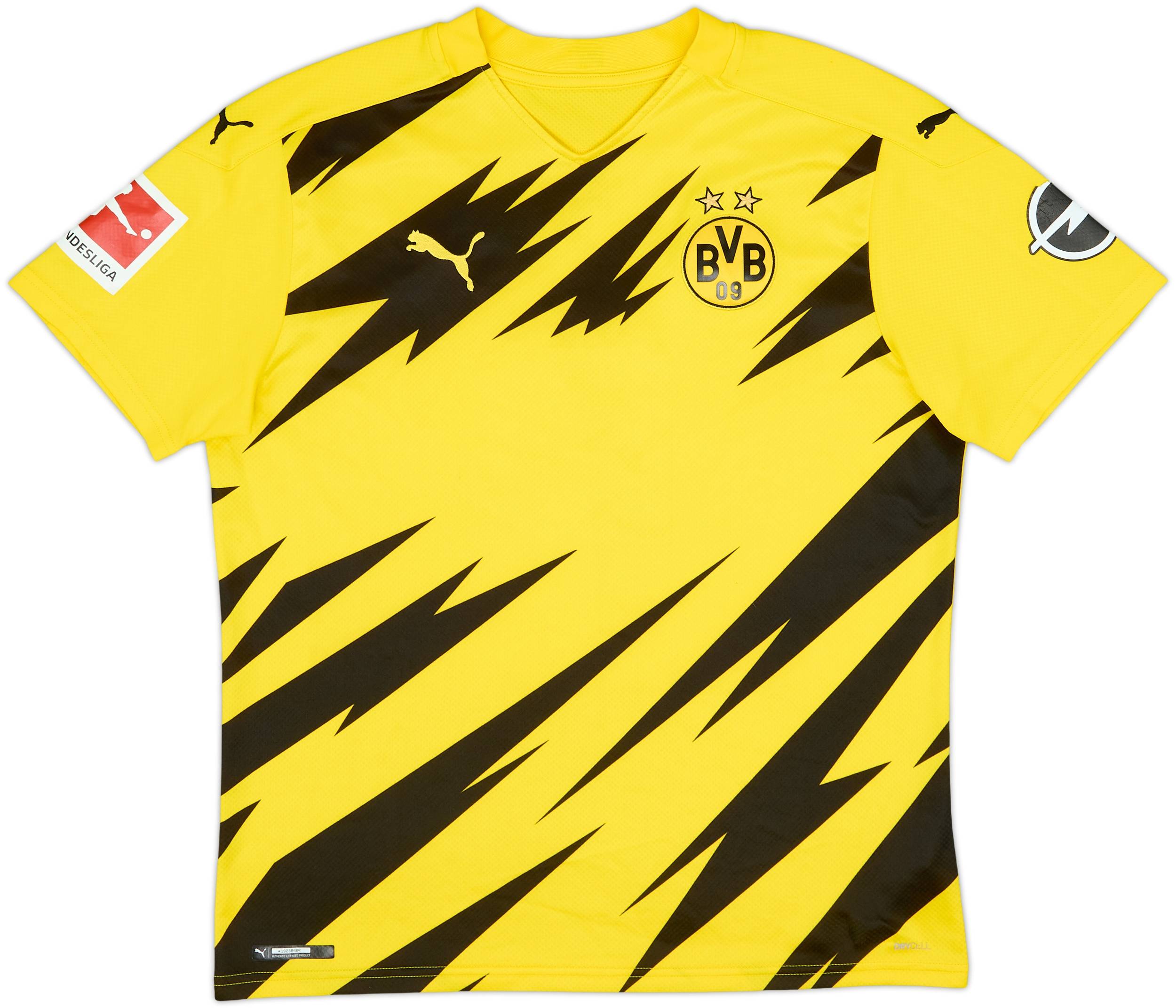 2020-21 Borussia Dortmund Home Shirt Sancho #7 - 3/10 - (L)
