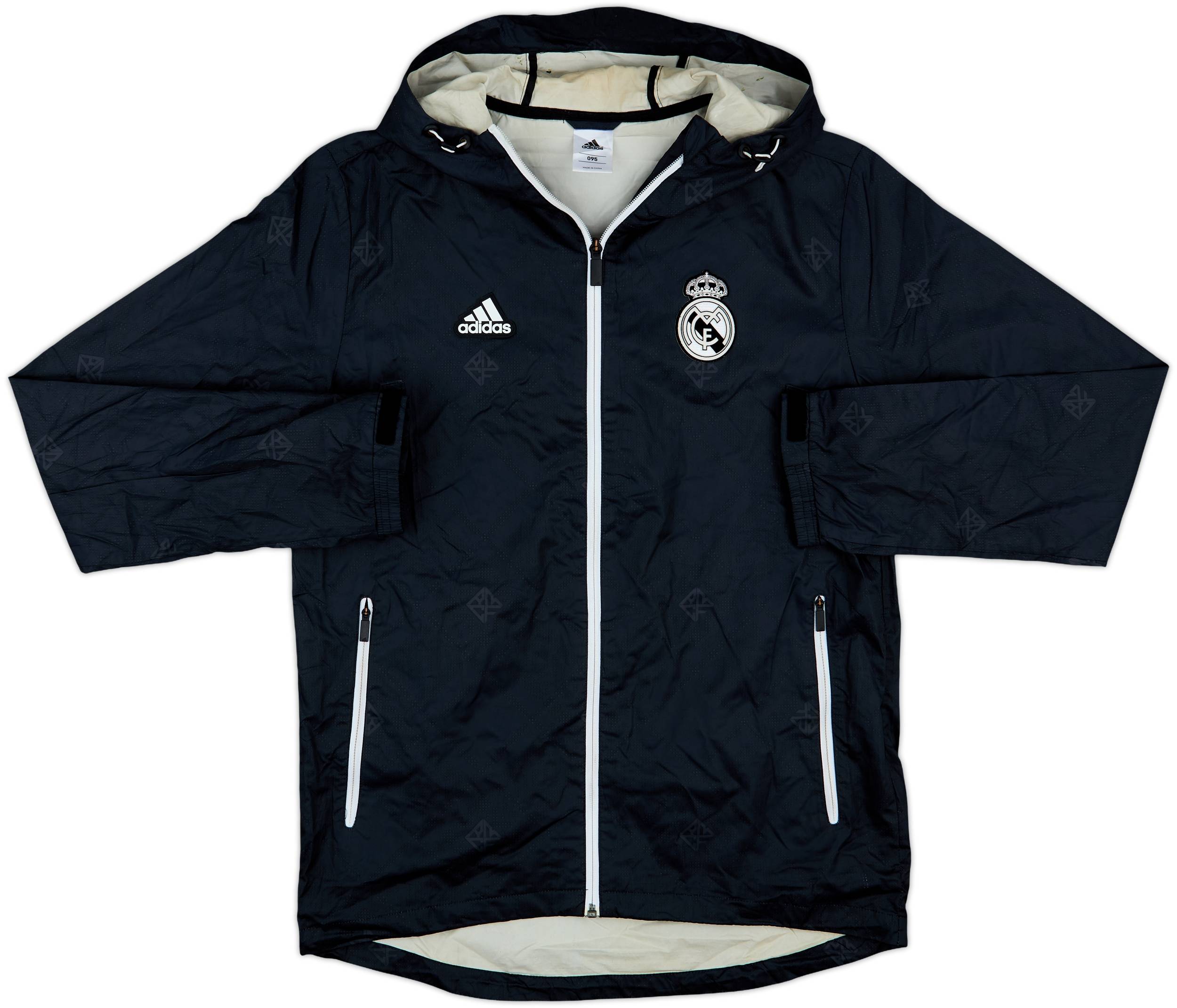 2012-13 Real Madrid adidas Hooded Rain Jacket - 8/10 - (M)