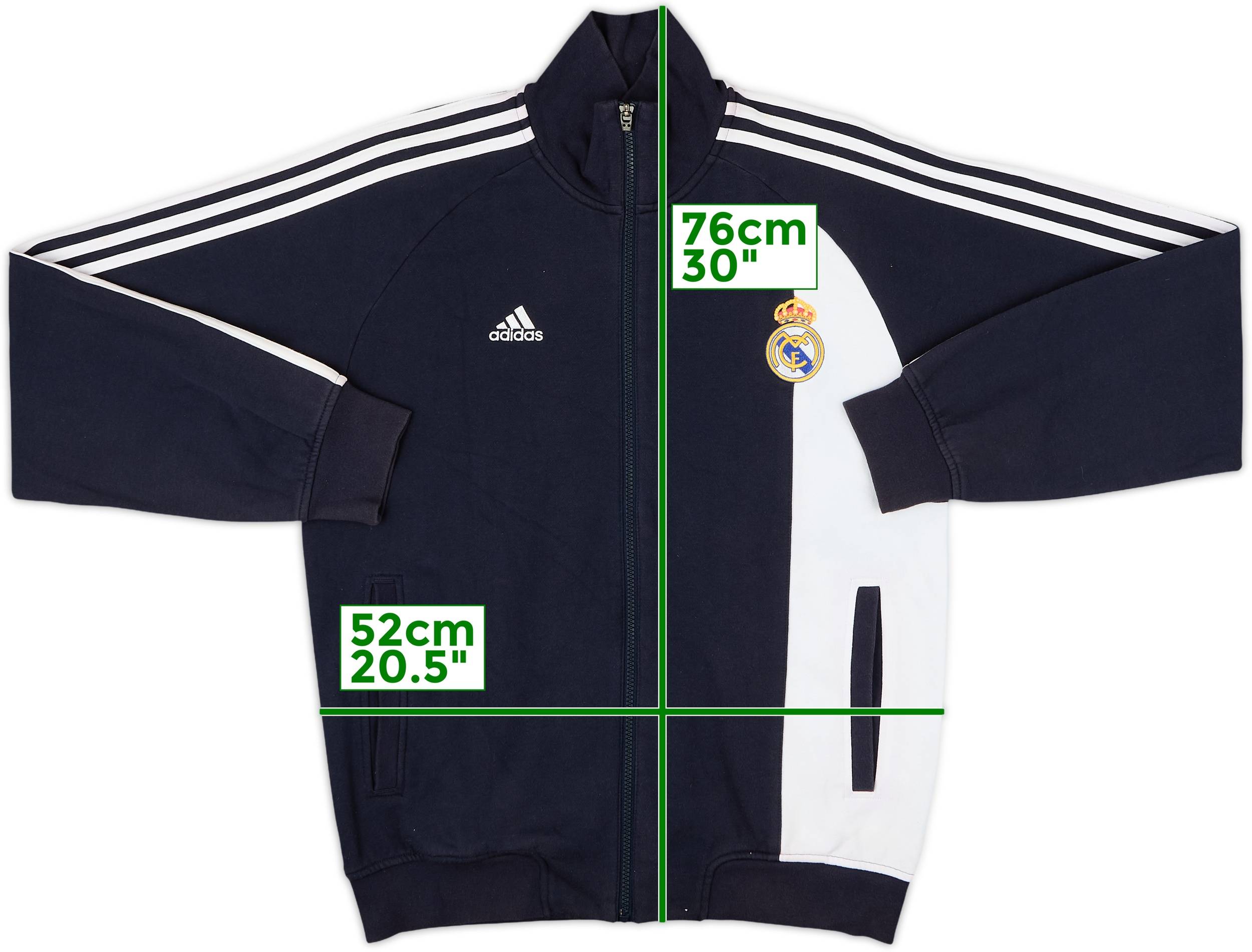 ウェア 2006-07 adidas Real Madrid track jacket 2006-07 Real Madrid adidas Track Jacket - 7/10 - (S)