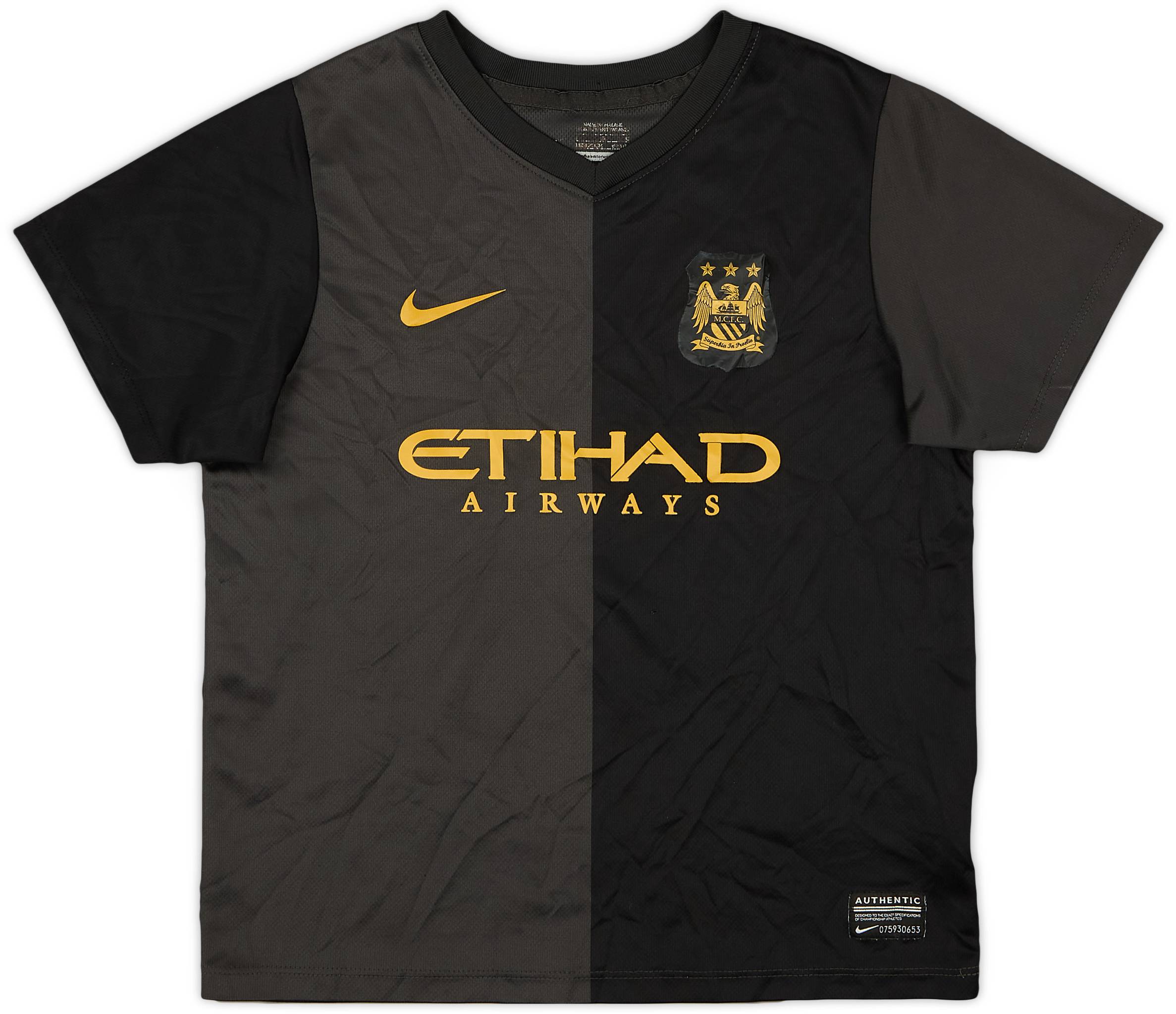 2013-14 Manchester City Away Shirt - 4/10 - (S.Boys)