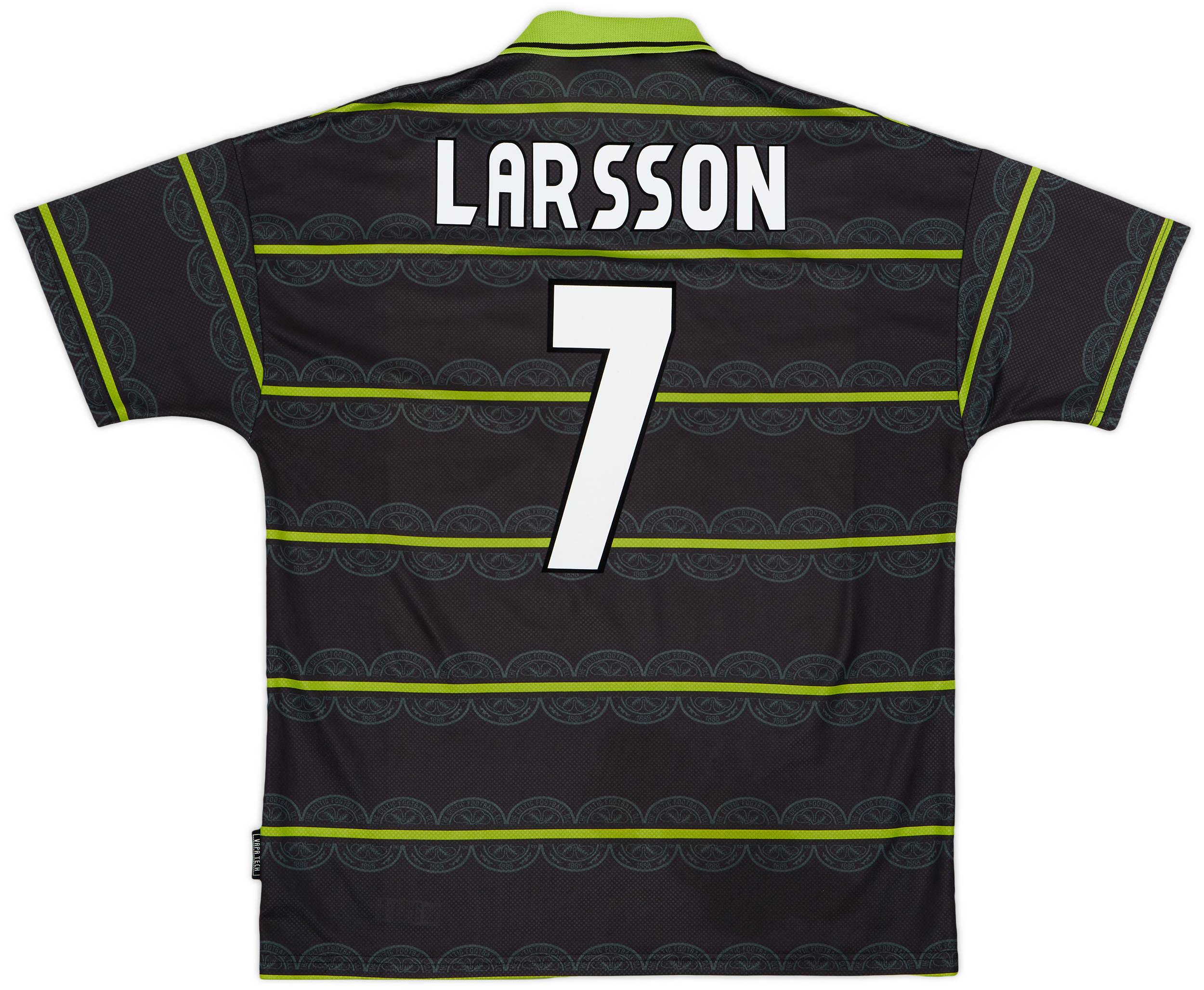 1998-99 Celtic Away Shirt Larsson #7 - 6/10 - (XL)