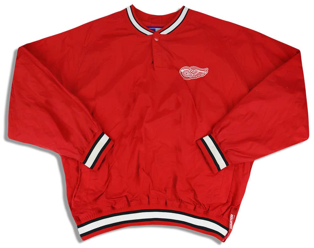 Red pullover jacket top