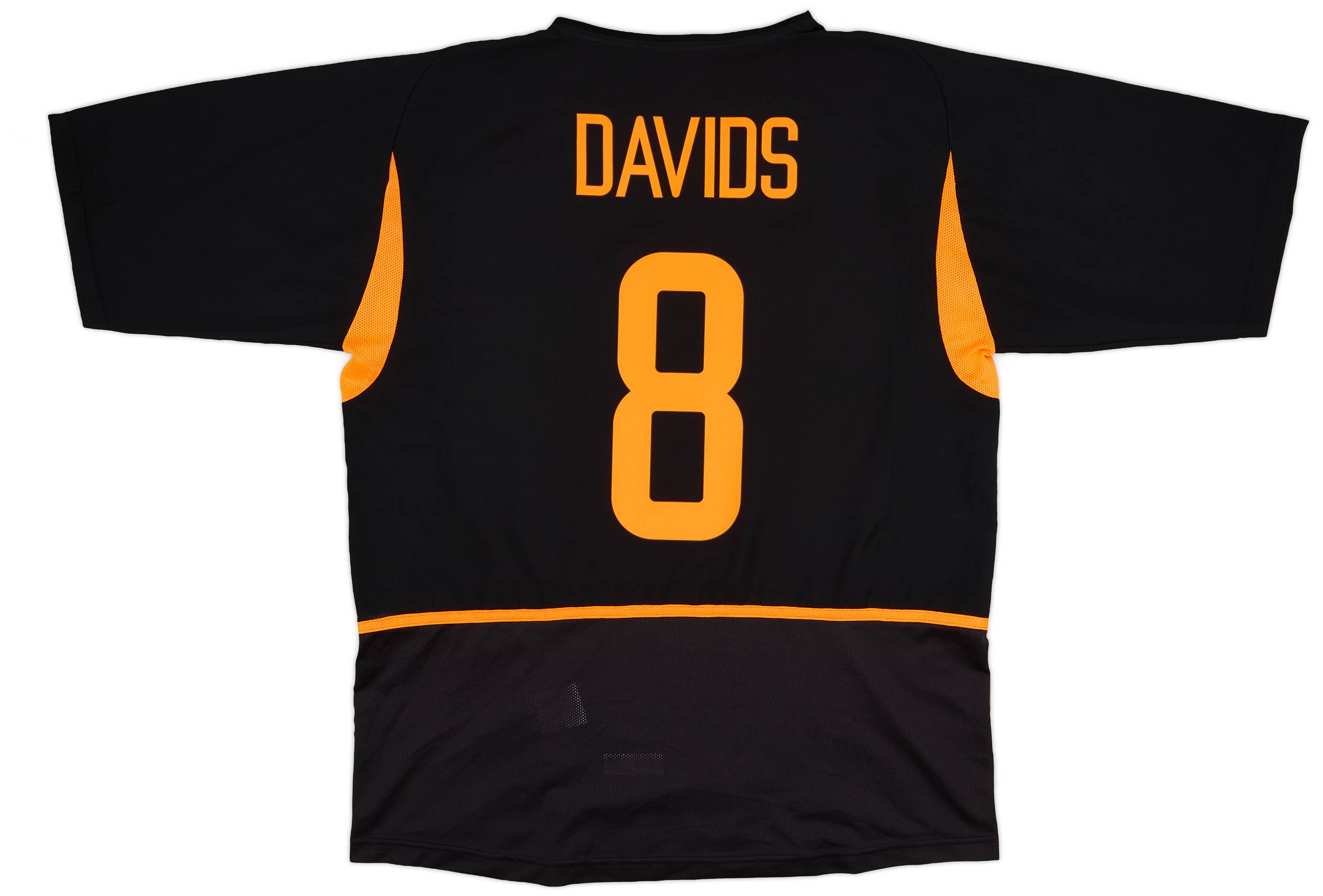 ダービッツ　Netherlands AWAY #8 DAVIDS 希少 2002-04 Netherlands Away Shirt Davids #8 - 8/10 - (XL)