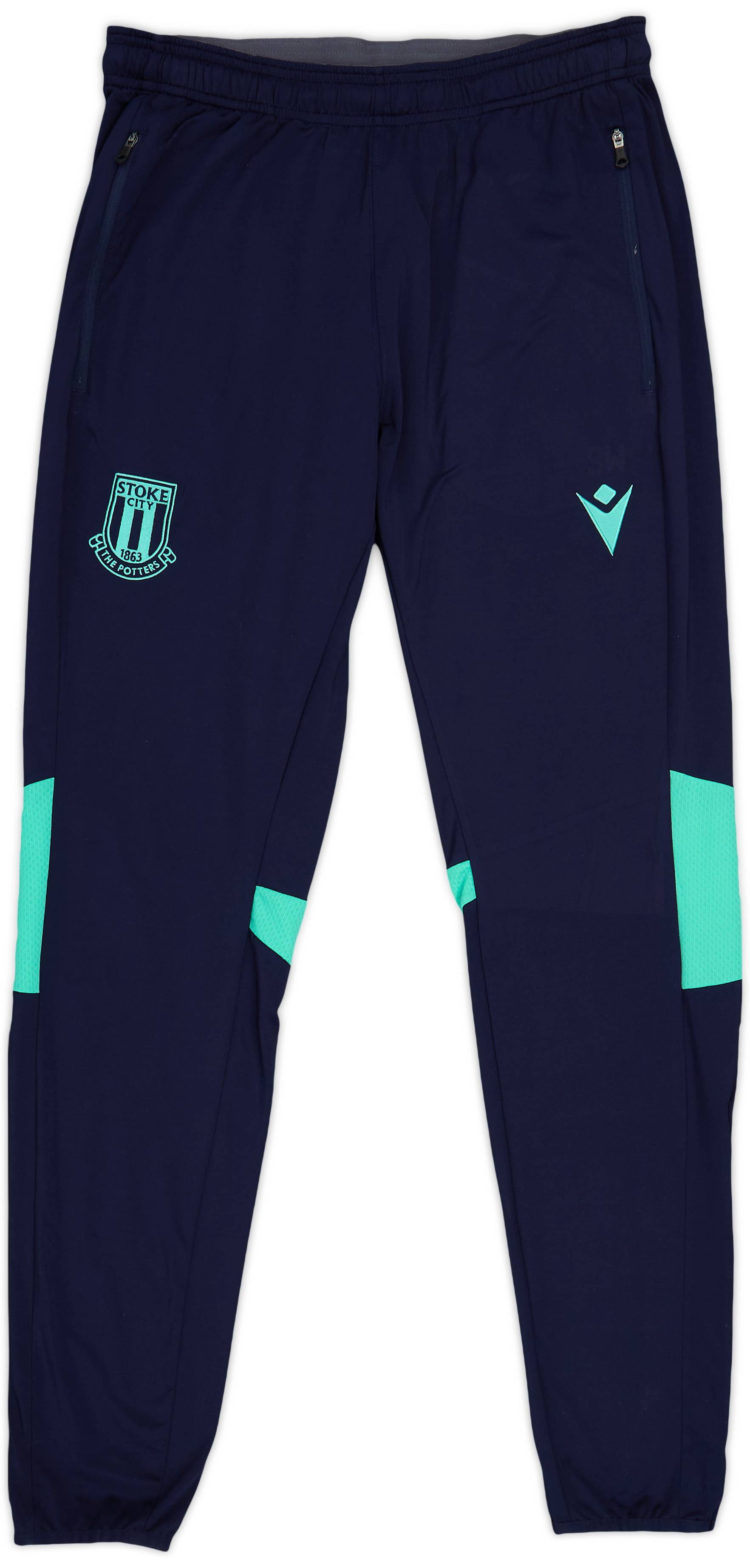 2019-20 Stoke City Macron Track Pants/Bottoms - 8/10 - (L)