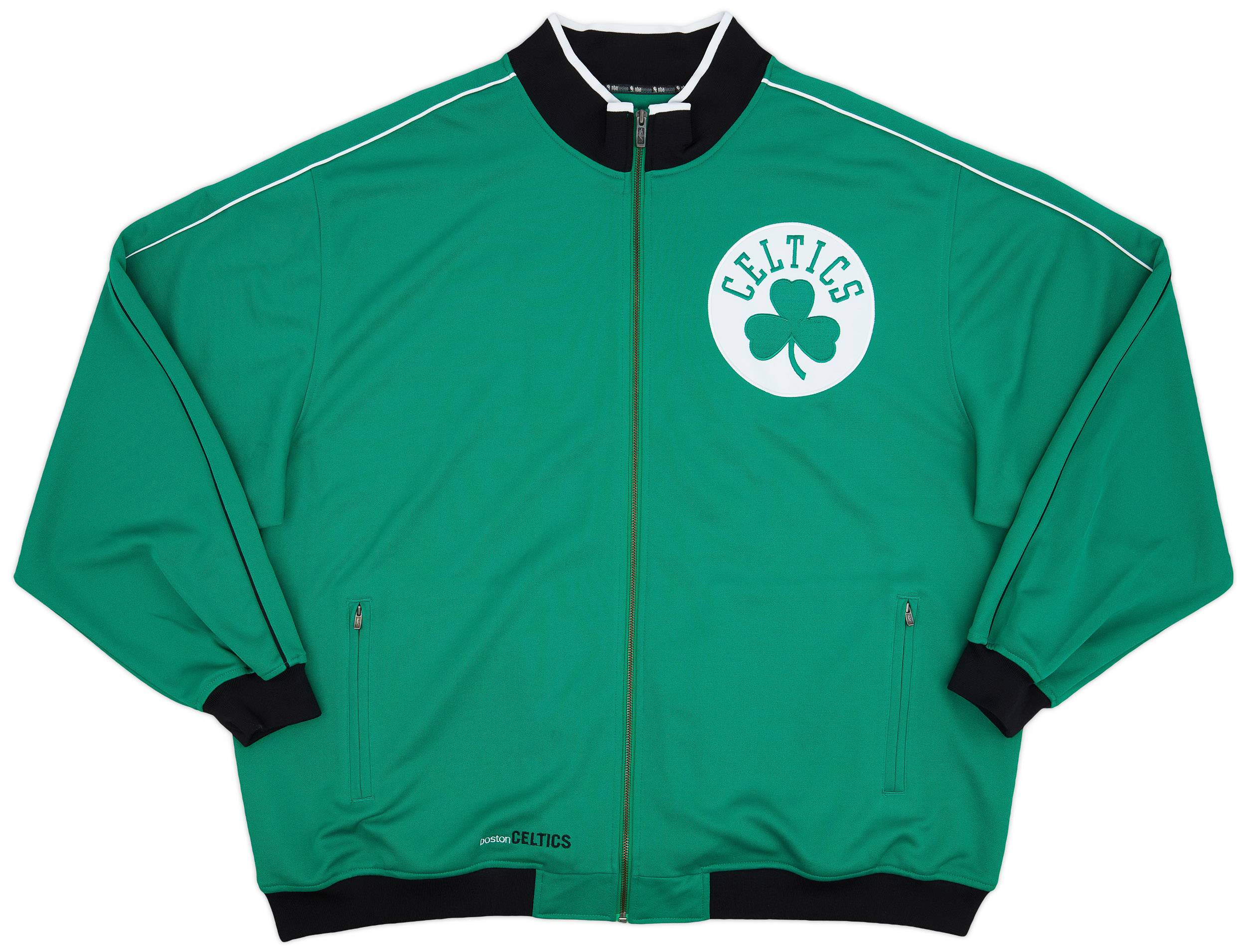 2000s Boston Celtics Reebok NBA Fusion Track Jacket - 9/10 - (XXL)