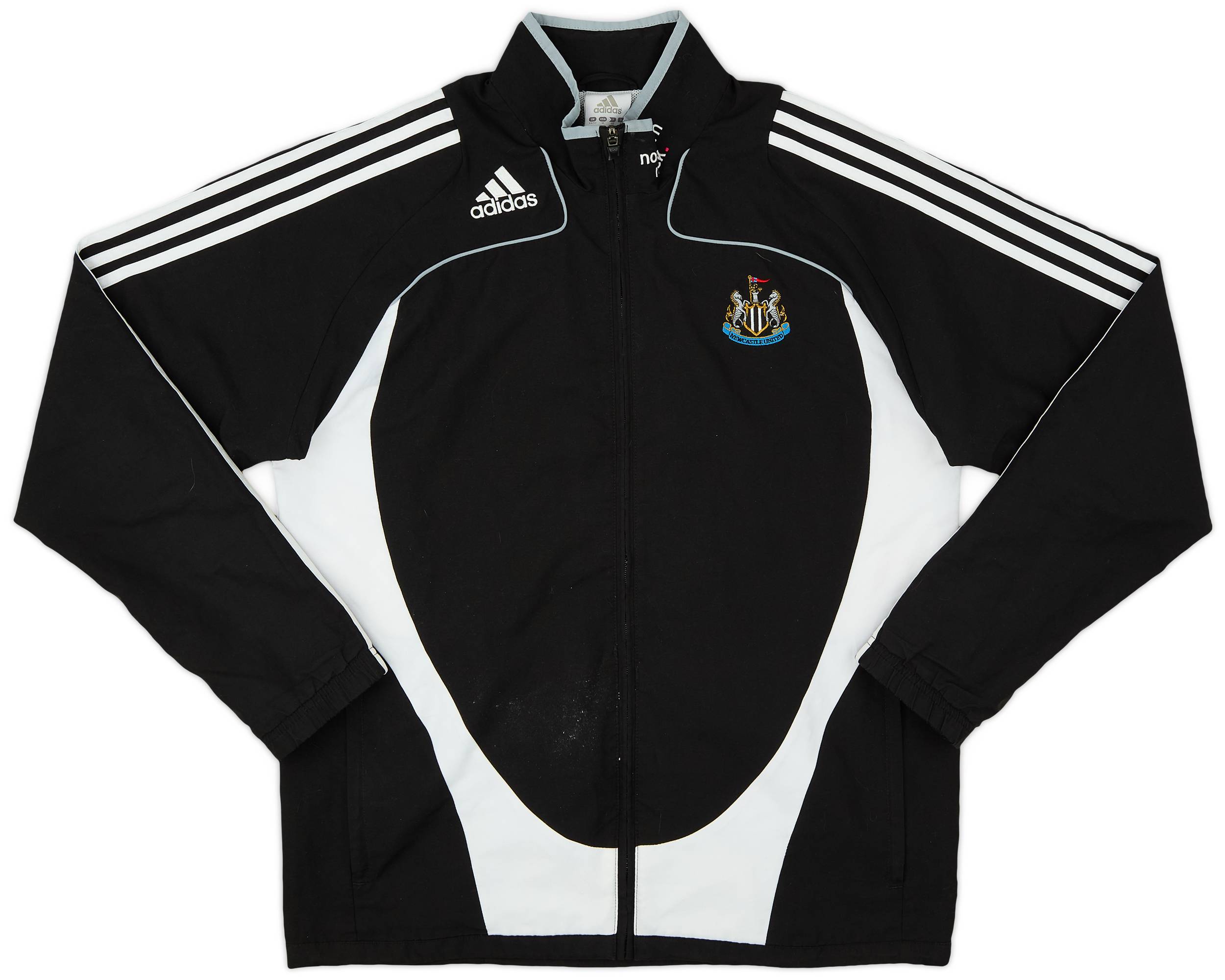 2007-09 Newcastle adidas 1/4 Zip Training Top - 5/10 - (M/L)