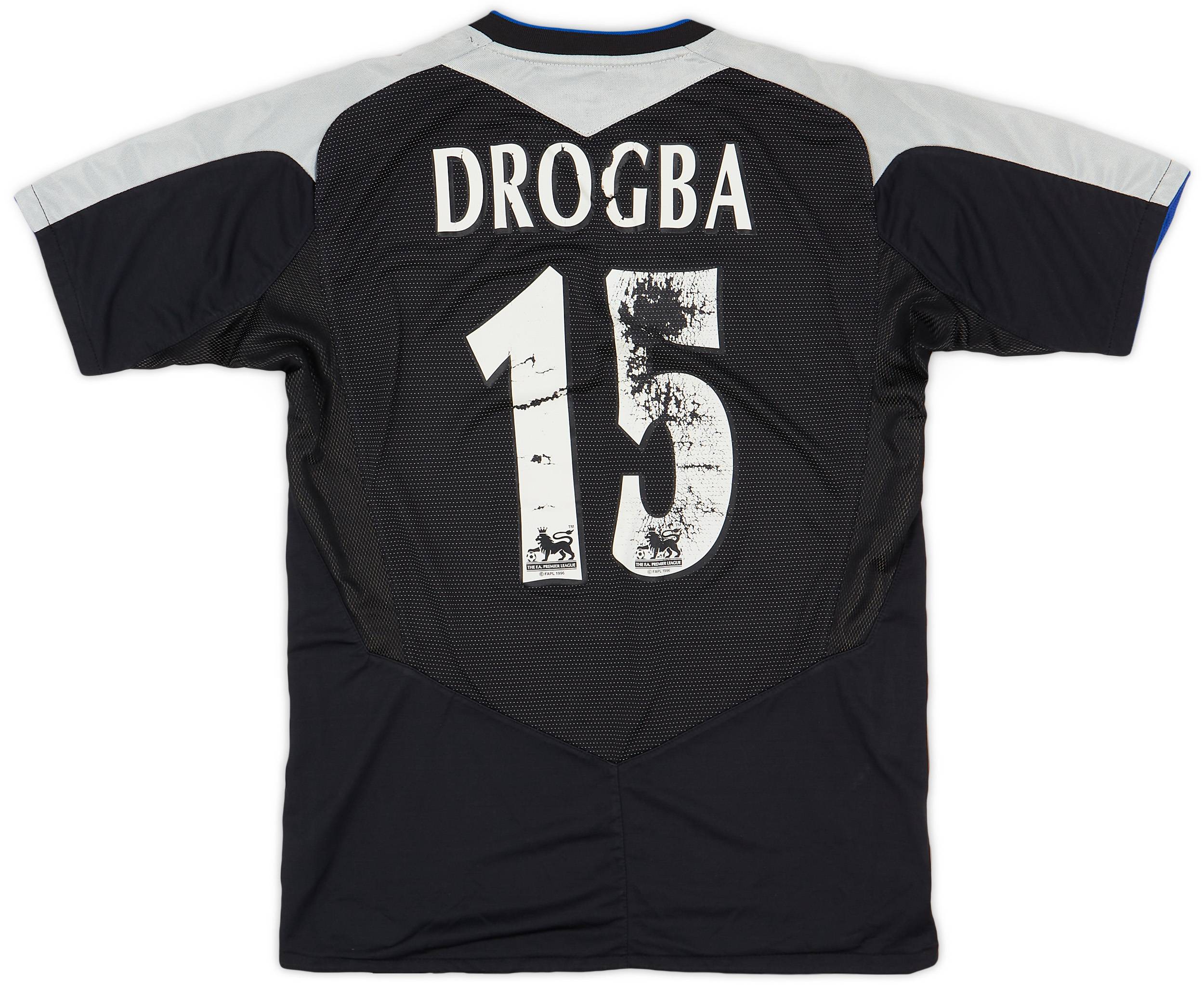 2004-05 Chelsea Away Shirt Drogba #15 - 4/10 - (XL.Boys)