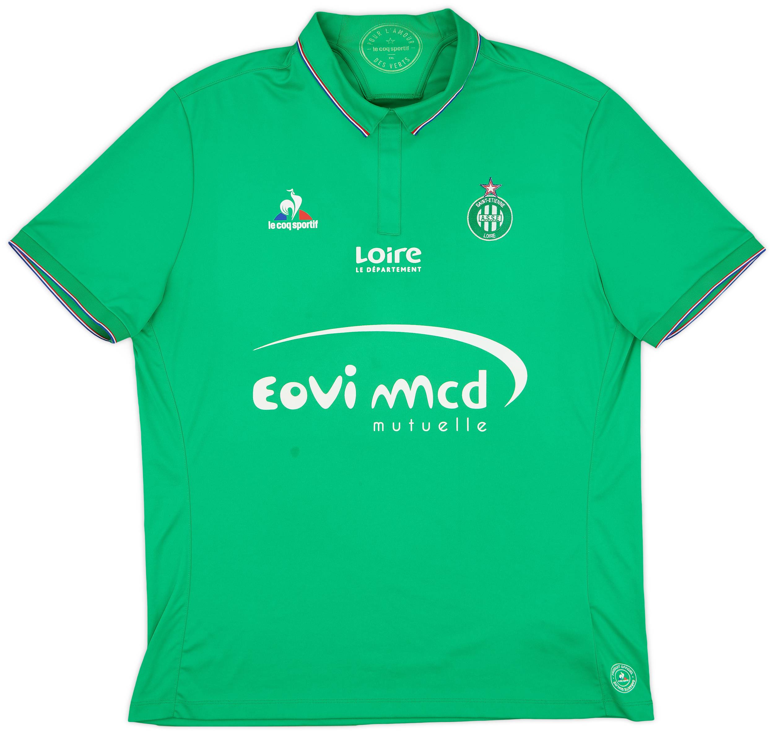 2016-17 Saint Etienne Home Shirt - 7/10 - (XXL)