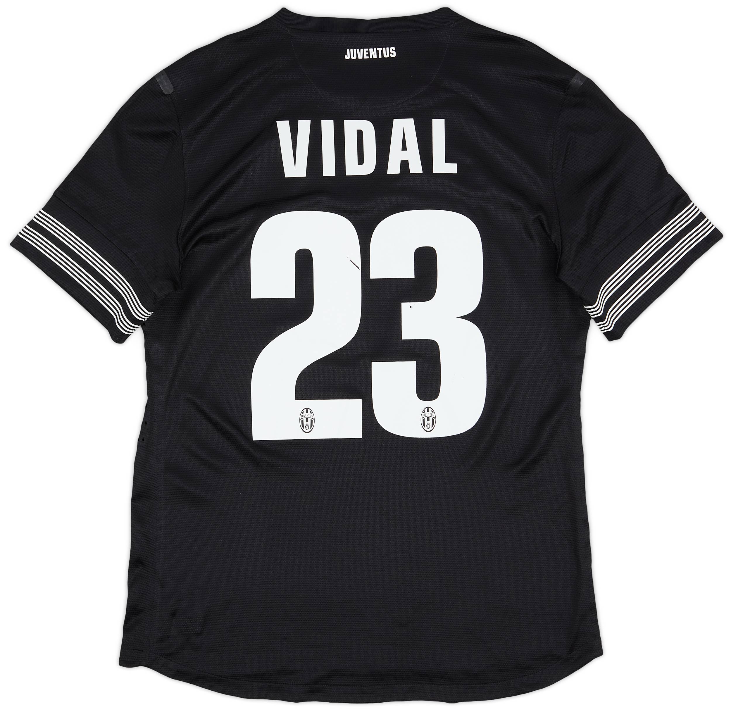 2012-13 Juventus Match Issue Away Shirt Vidal #23