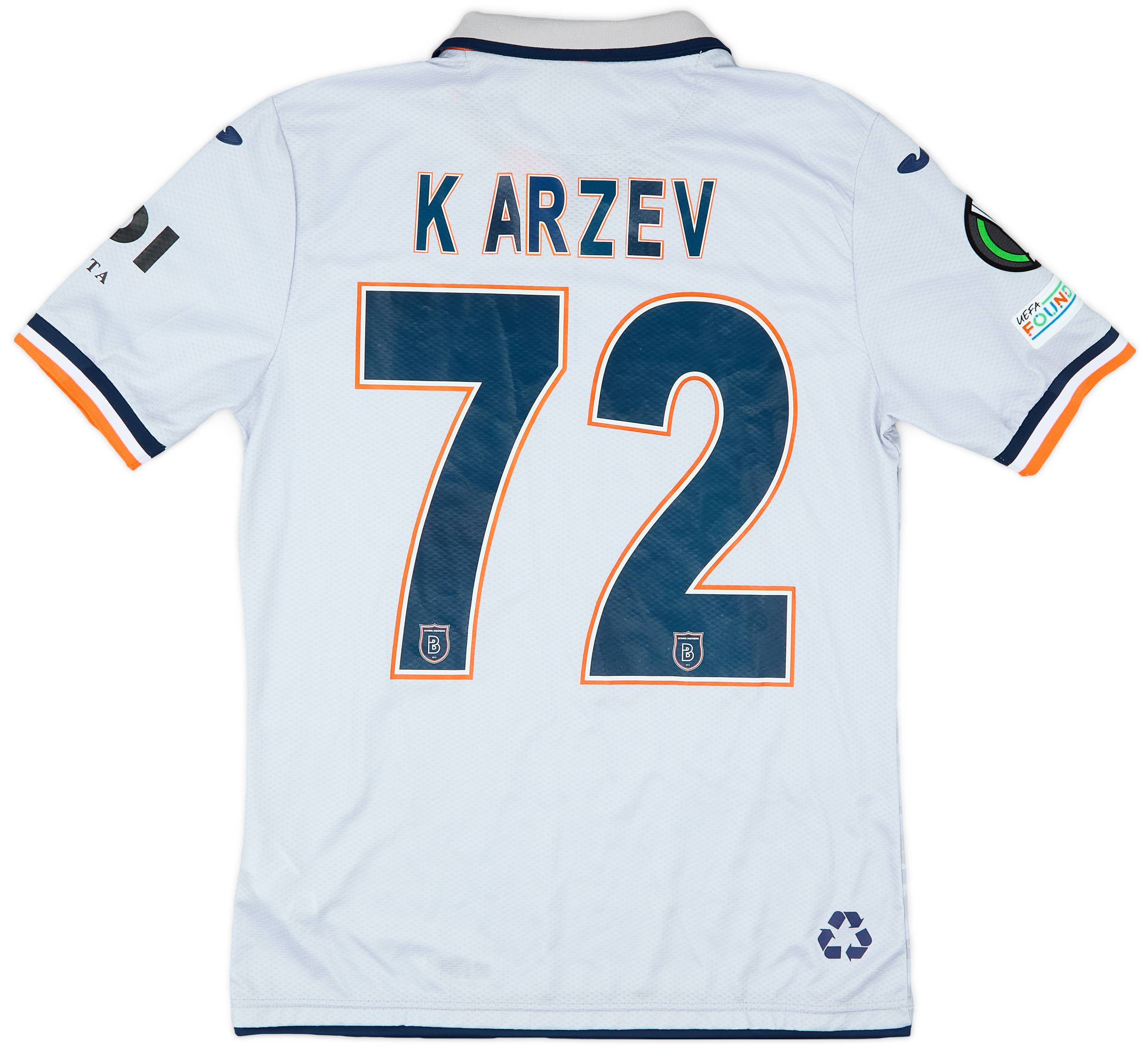 2022-23 Istanbul Basaksehir Match Issue Conference League Third Shirt Karzev #72